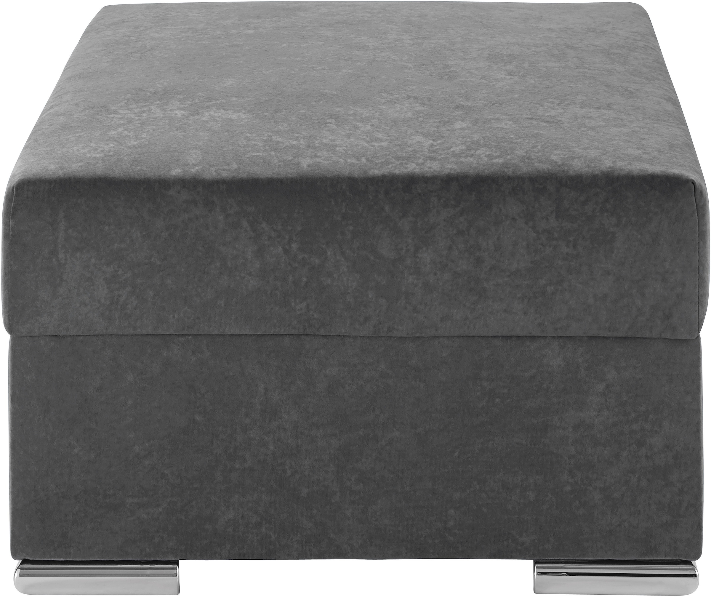 COLLECTION AB Hocker »John« Frei im Raum stellbar, wahlweise mit Federkern