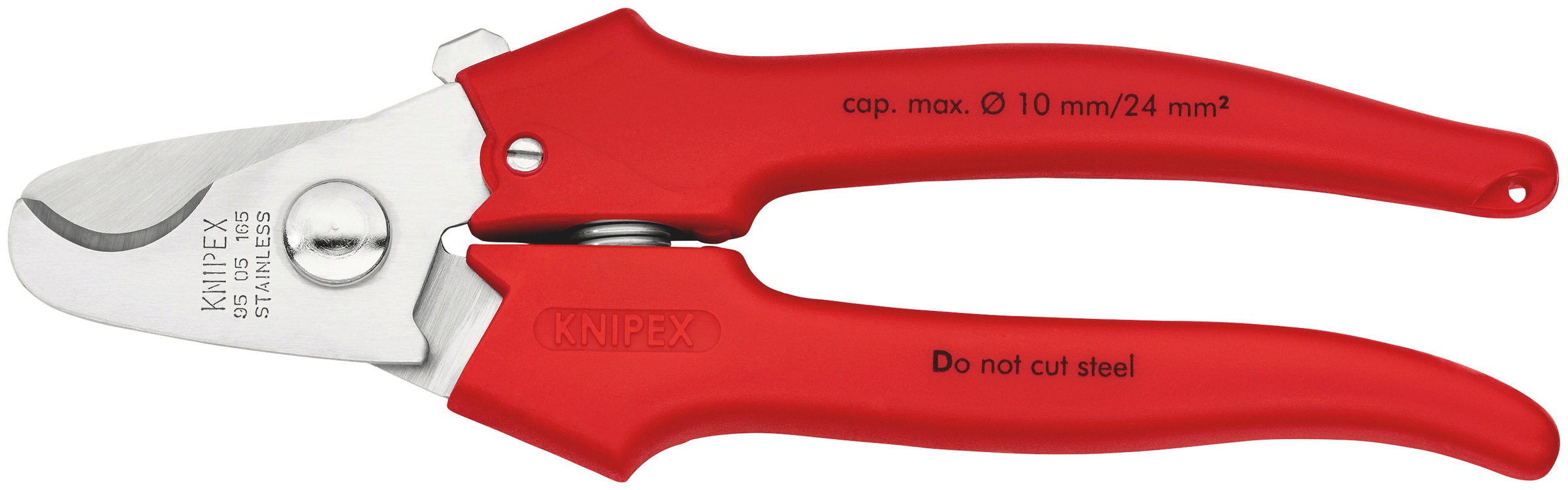 Knipex Elektrikerschere, mit Kunststoff umspritzt
