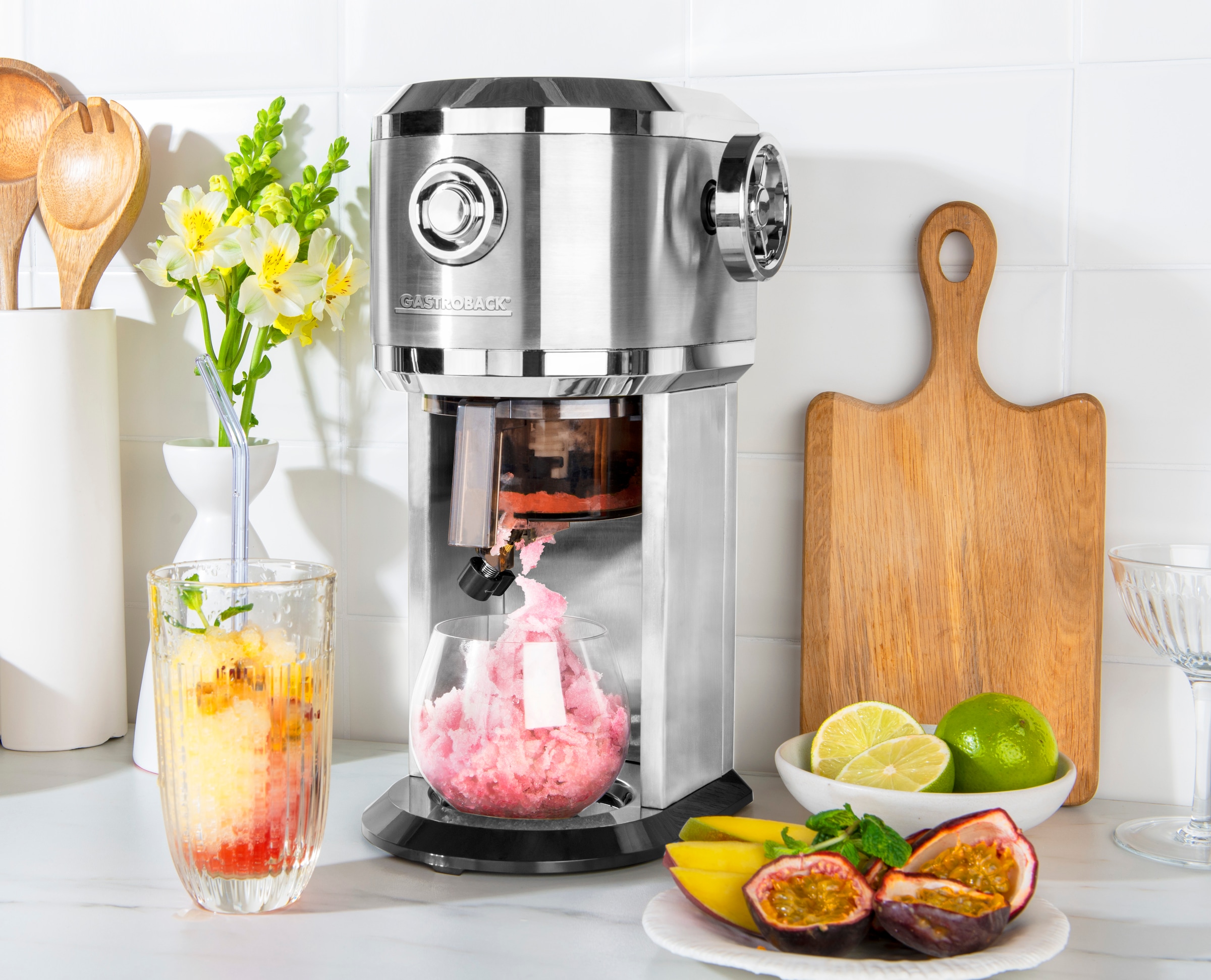 Gastroback Eismaschine »42905, Design Ice Shaver Slushy & Ice Cream« 35 W