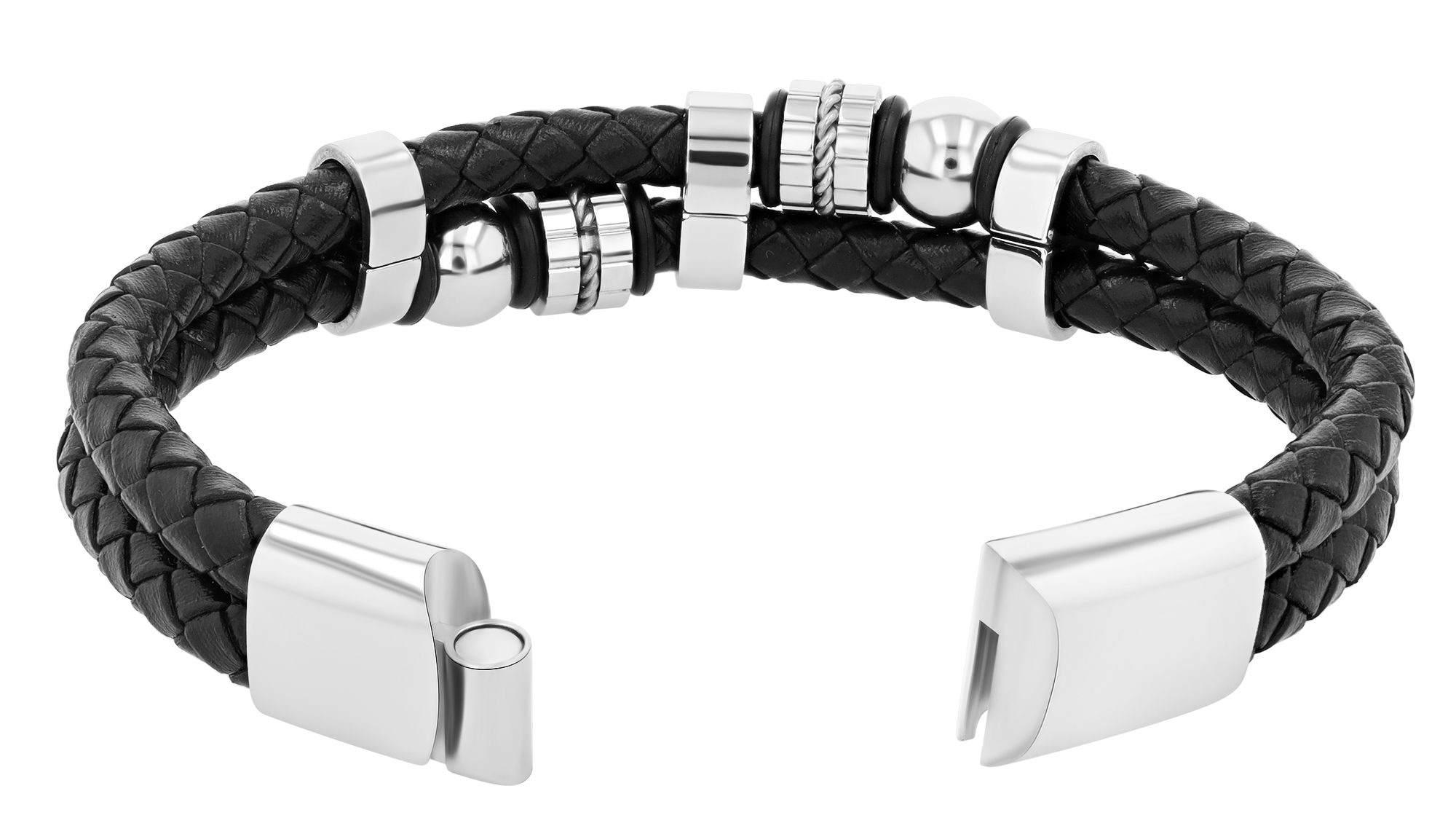 Adelia´s Armband »Unisex Armband aus Leder 21,5 cm«