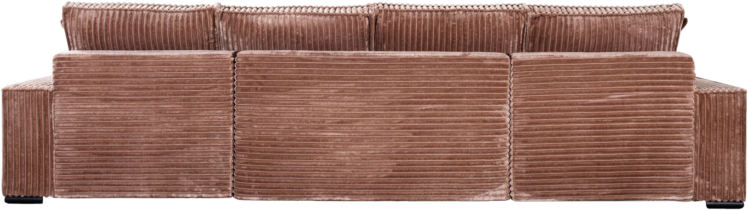COLLECTION AB Wohnlandschaft »Manhattan U-Form, B: 313 cm, in Breit- oder Normalcord« Schlaffunktion, Bettkasten & Zierkissen, Federkern