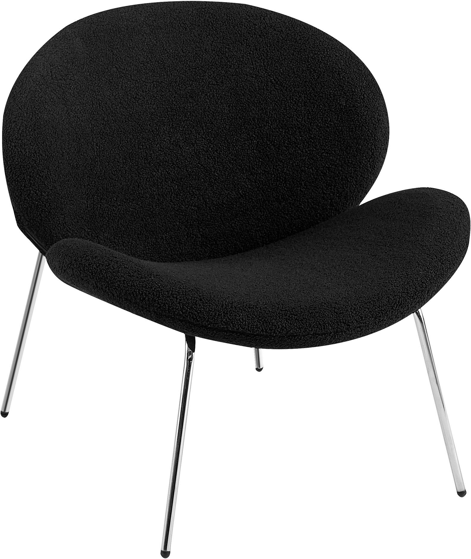 Kayoom Polsterstuhl »Stuhl Jaden 125 2er-Set, im angesagten Stoff mit dem Kräusel-Effekt« (Set) 2 Stk. Ästhetisch minimalistisches Design, Bouclé Stoff, breites Sitzen