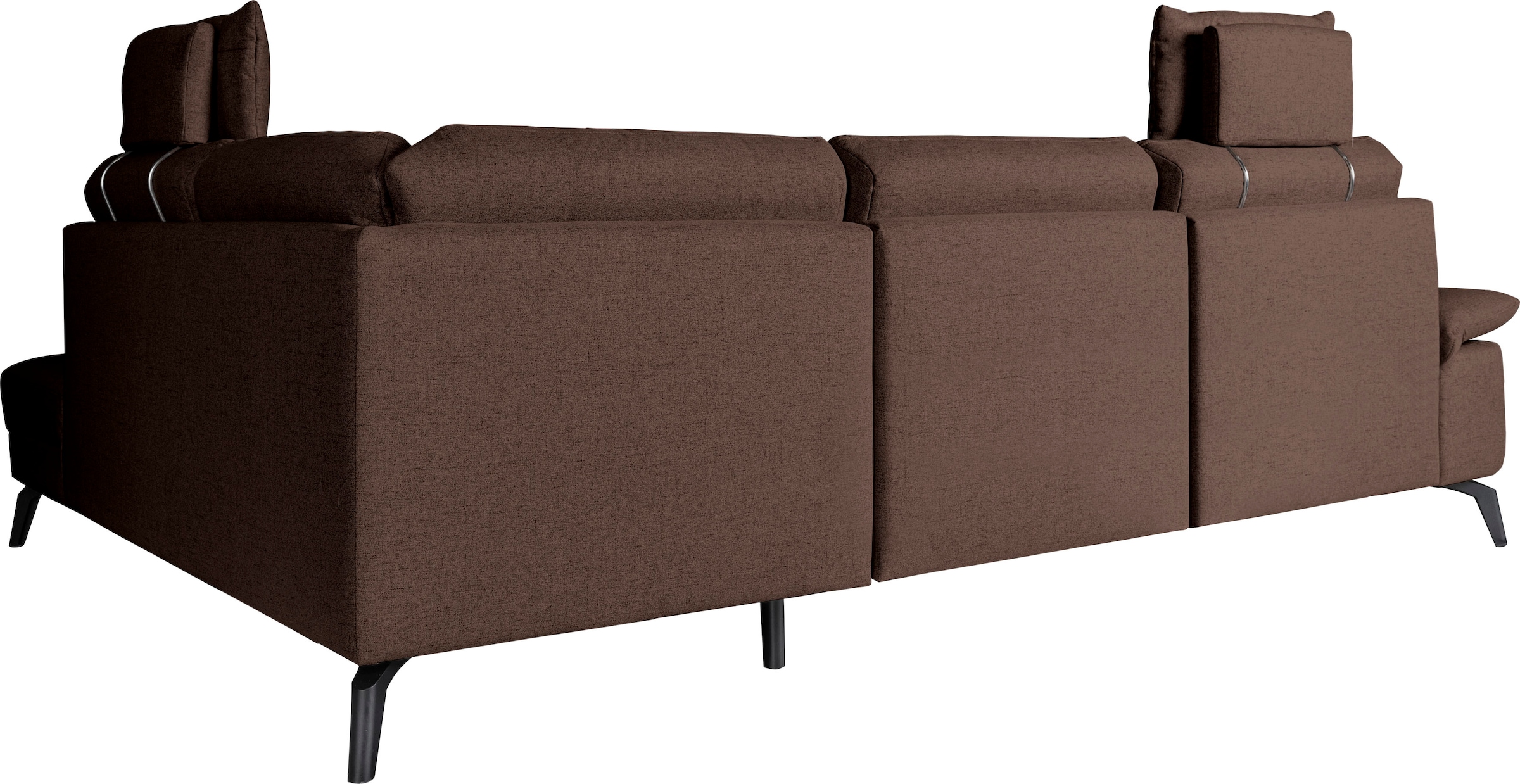 alina Ecksofa inkl. Kopfstützen, wahlweise mit Relaxfunktion, Breite: 243 cm