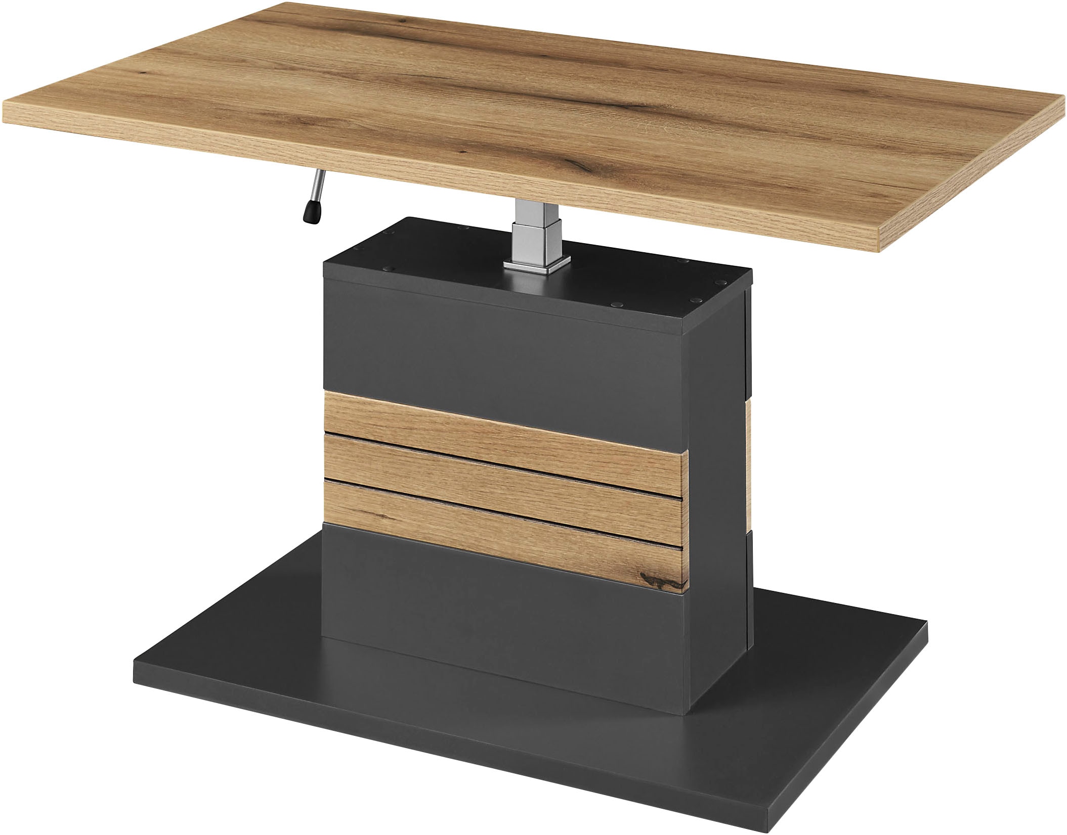 set one by Musterring Couchtisch »Quincy« 1 Stk. tlg. Stufenlos höhenverstellbar, in 2 Farbvarianten, 95 × 55 cm