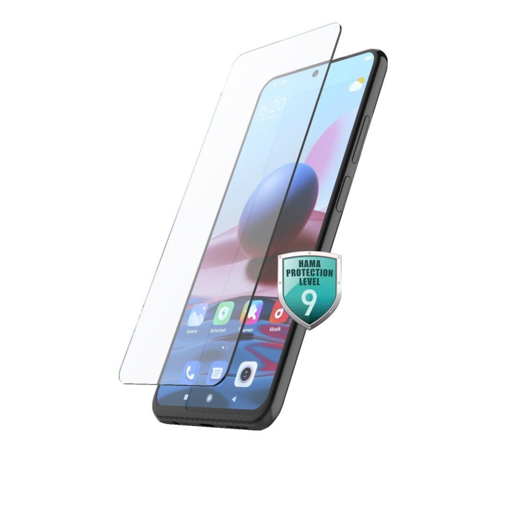 Hama Displayschutzglas »Echtglas-Displayschutz Xiaomi Redmi Note 10 5G/Poco M3 Pro«