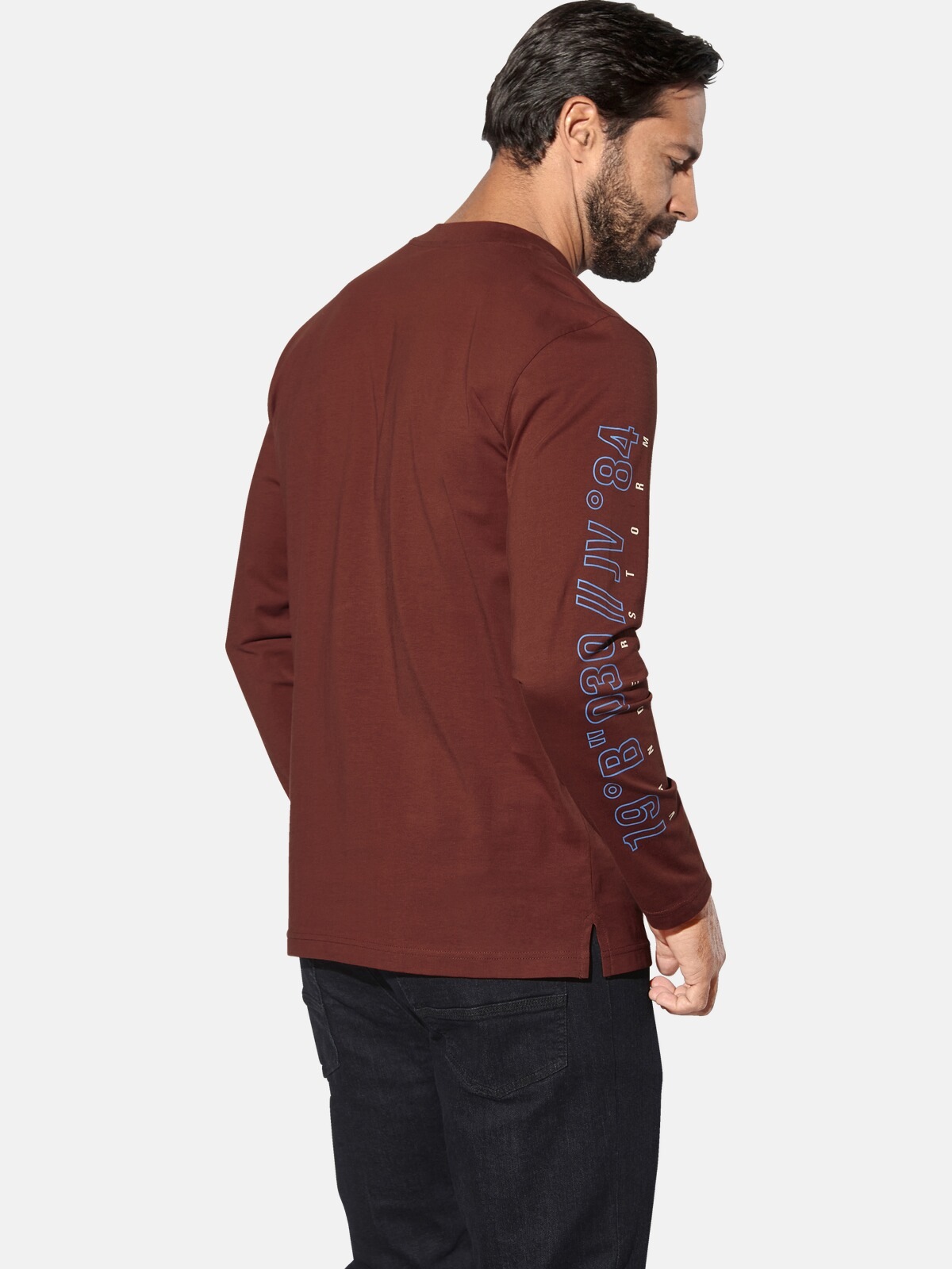 Jan Vanderstorm Langarm-Poloshirt »3er Pack Langarmshirt NORGARD«