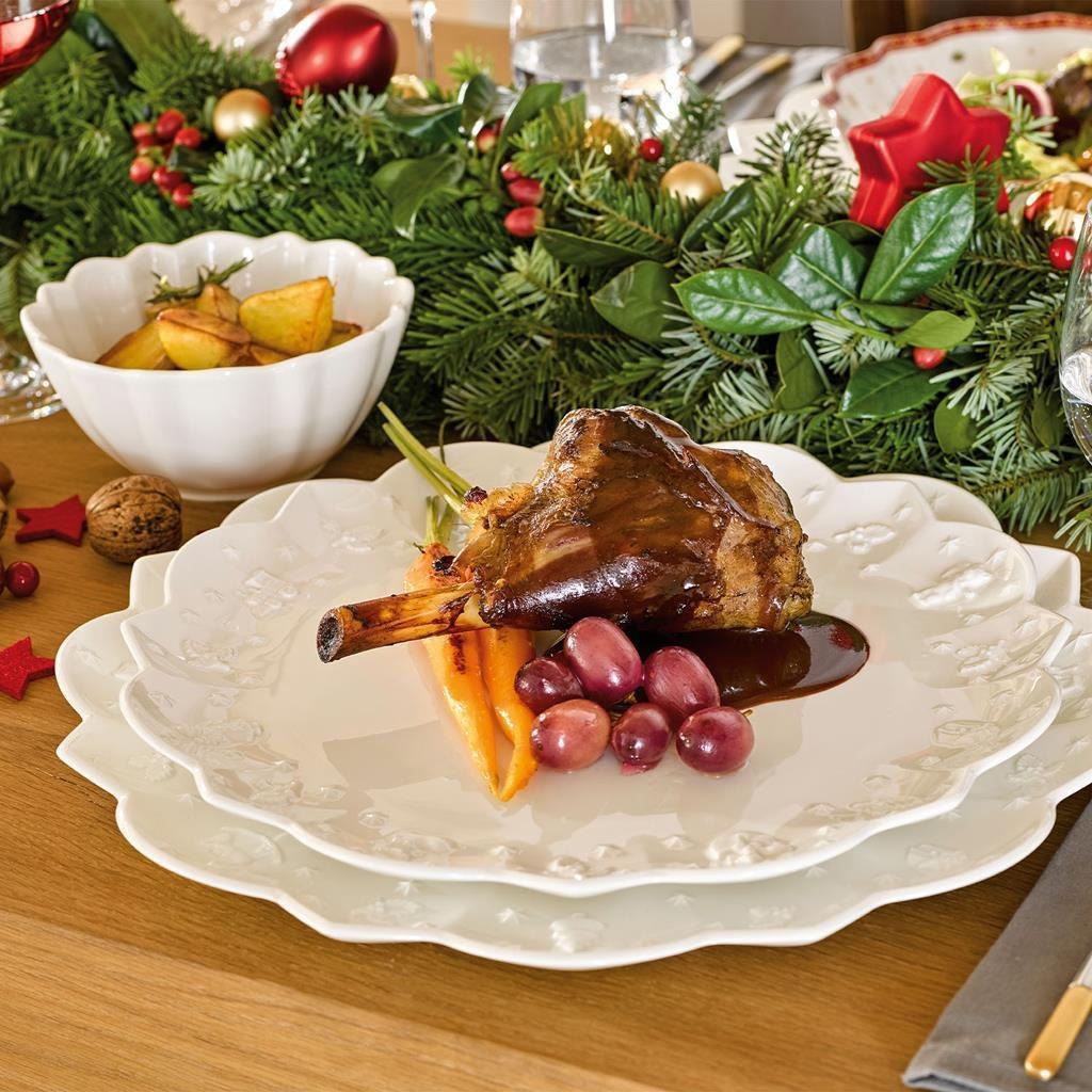 Villeroy & Boch Geschirr-Set »Kombiservice Toy's Delight Royal Classic 30er Set weiß« Spülmaschinengeeignet, Mikrowellenfest