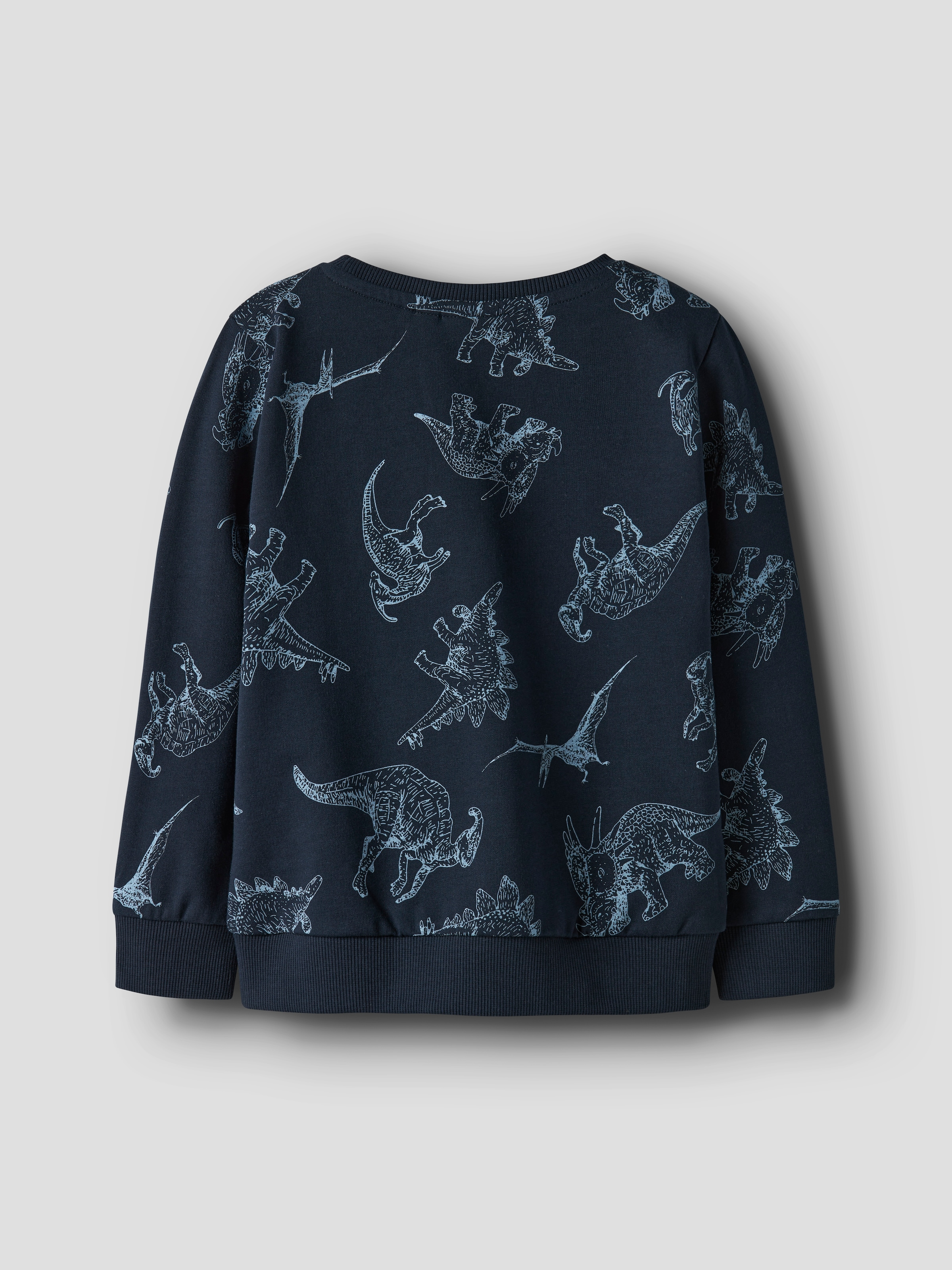Name It Sweatshirt »NMMVARON LS AOP SWT UNB NOOS«, mit süßem Dino-Alloverprint