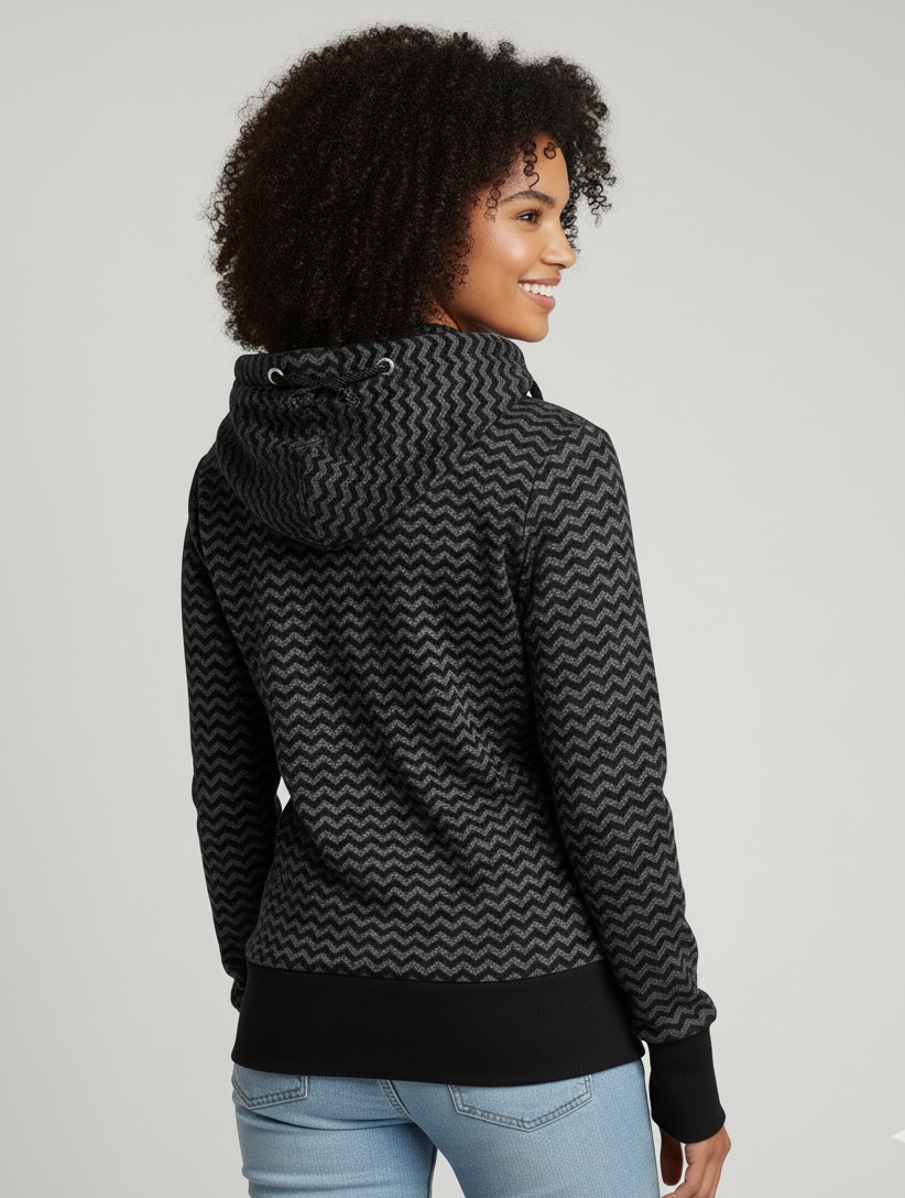 Ragwear Sweatjacke »YODA ZIP ZIG ZAG O«