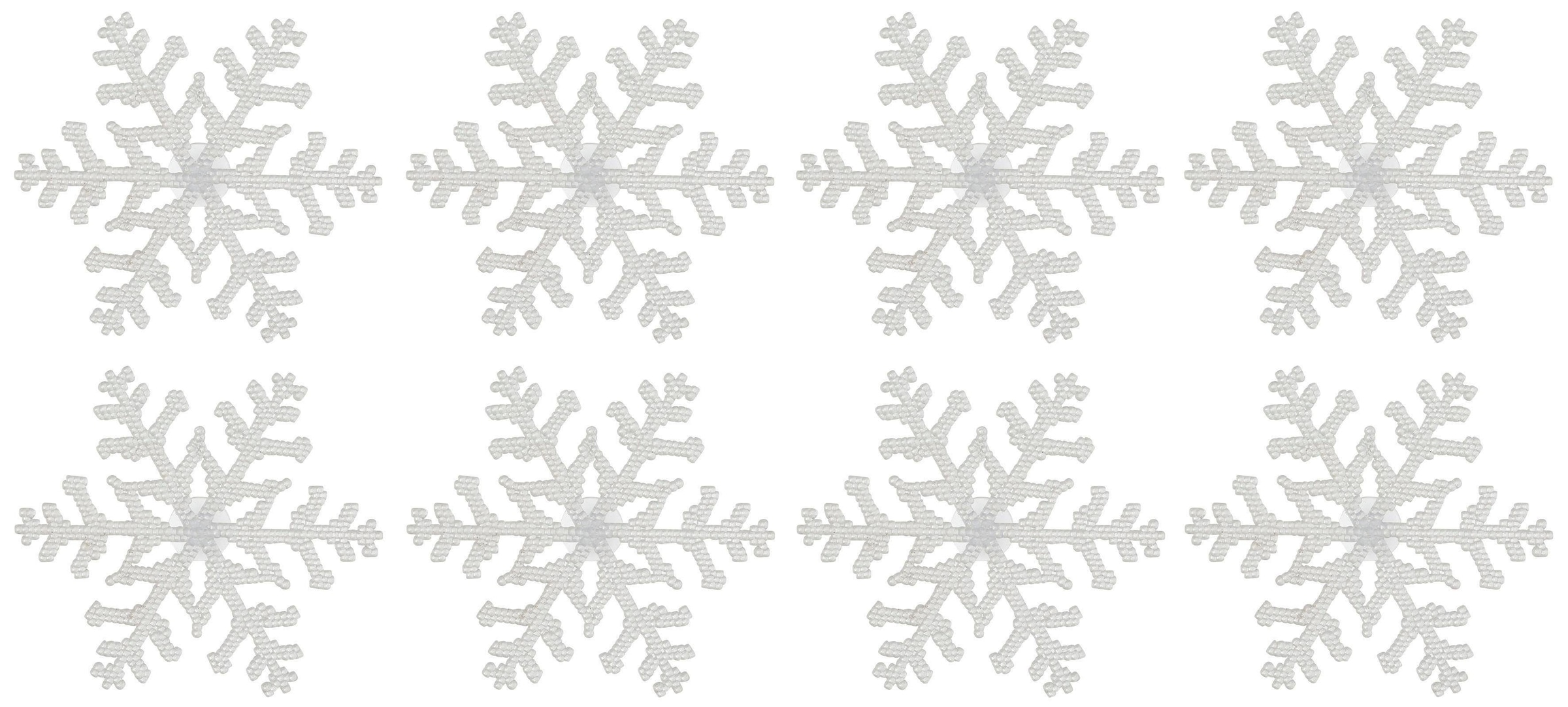 RIFFELMACHER & WEINBERGER Dekostern »Weihnachtsstern, Eiskristall, Weihnachtsdeko«, (8 St.), Fensterdekoration