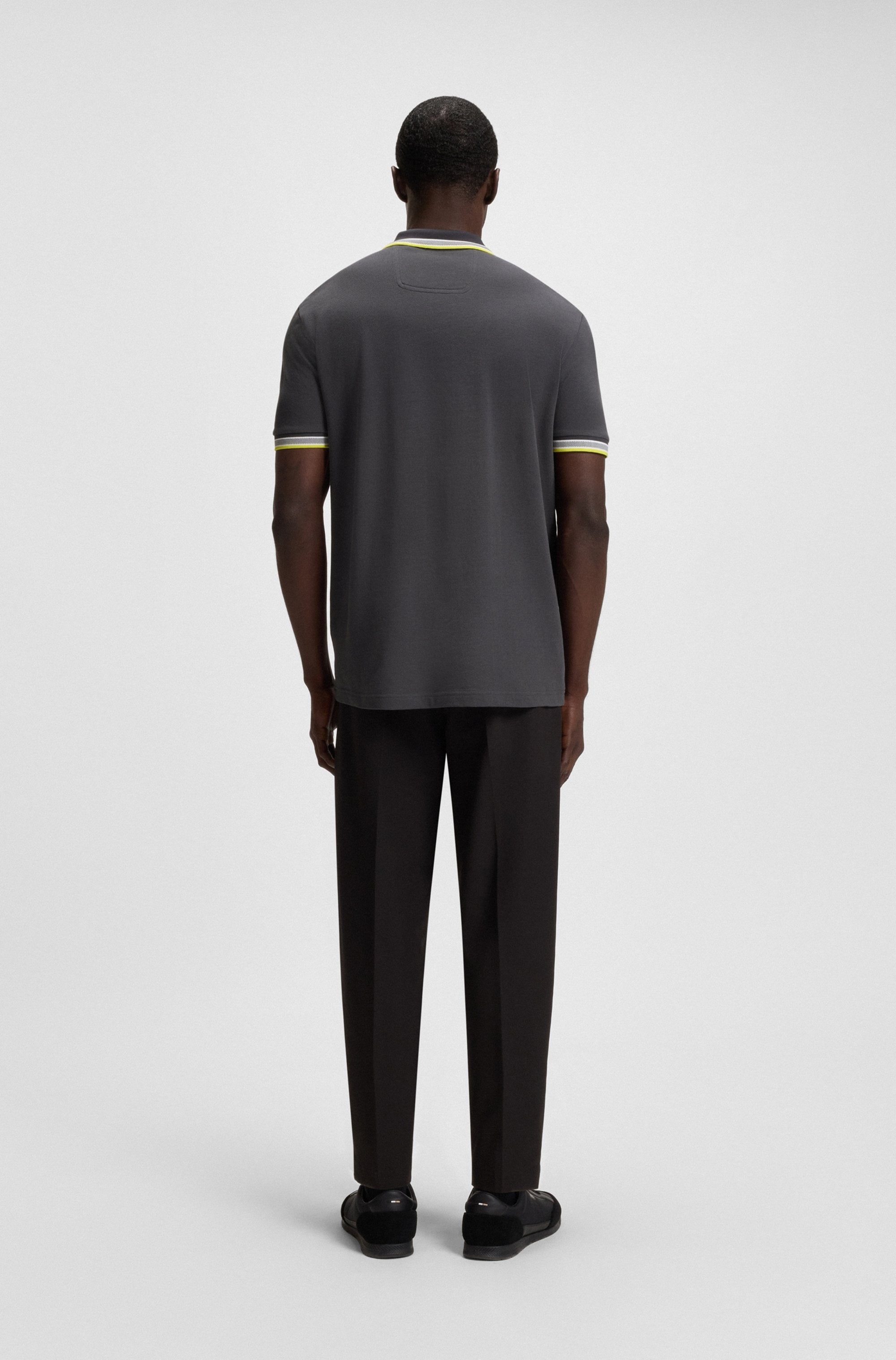 BOSS GREEN Poloshirt »Paddy«, mit kontrastfarbenen Streifen am Kragen