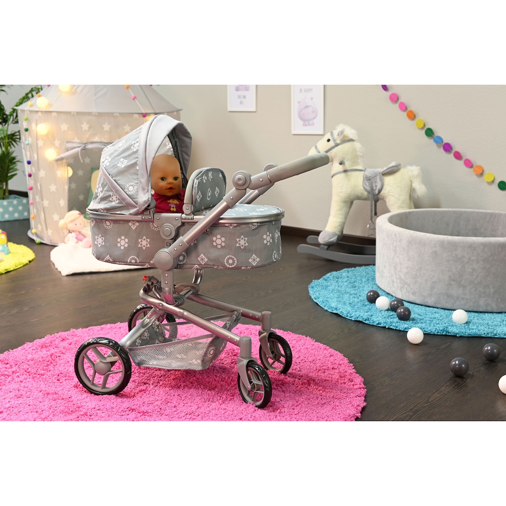 Knorrtoys® Kombi-Puppenwagen »Boonk - Royal Grey«