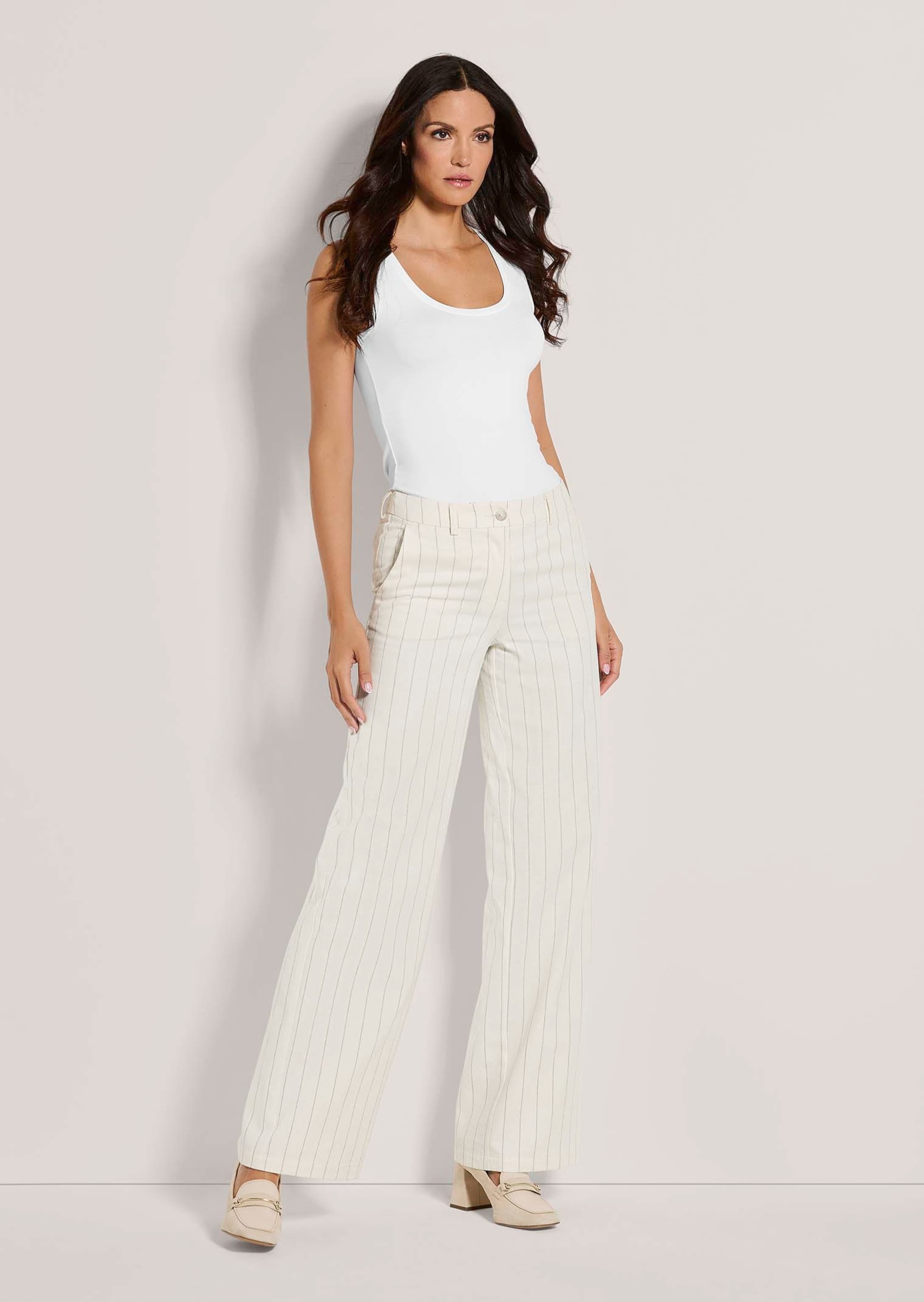 MADELEINE Stoffhose »Hose Weite Nadelstreifen-Hose«