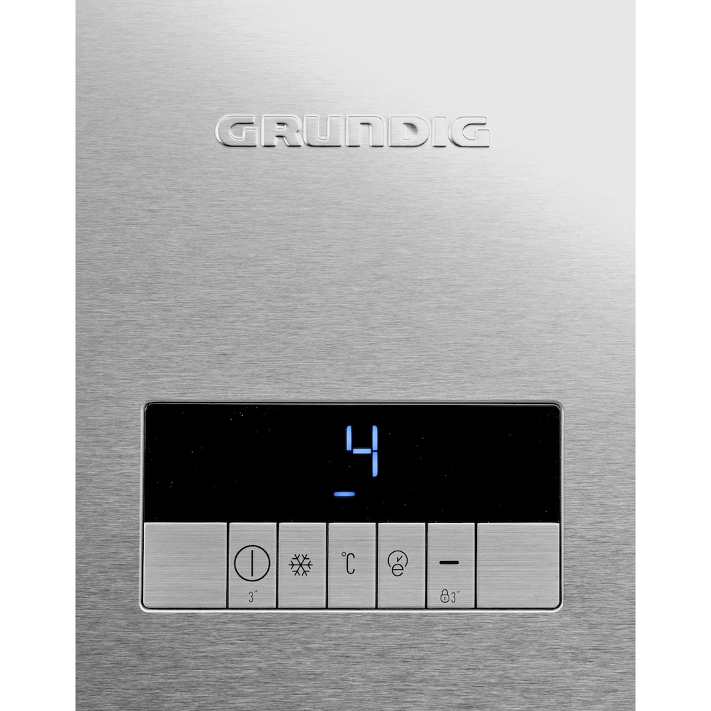 Grundig Gefrierschrank »GFN 13840 XN«, 185 cm hoch, 59,5 cm breit