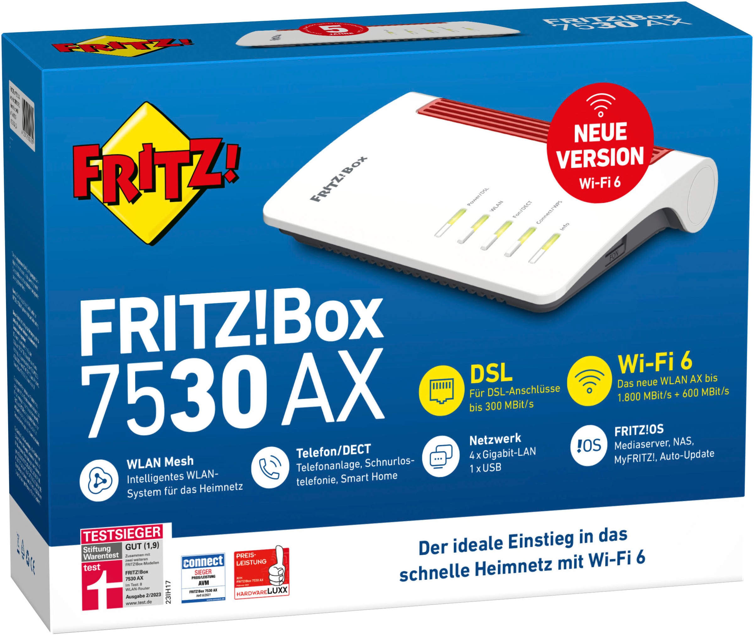 AVM WLAN-Router »FRITZ!Box 7530 AX«