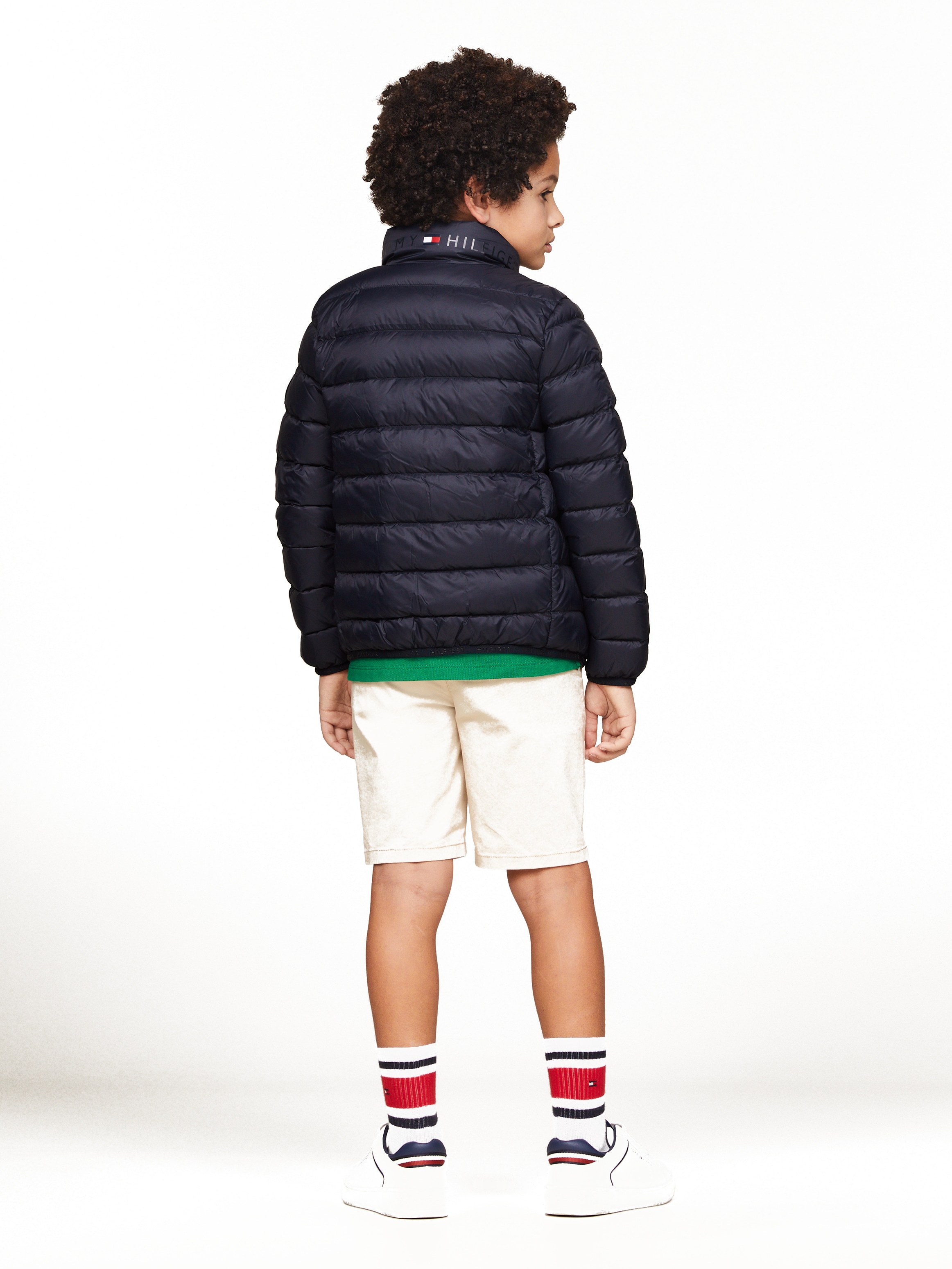 Tommy Hilfiger Daunenjacke »U ESSENTIAL LIGHT JACKET«, mit Logo-Details