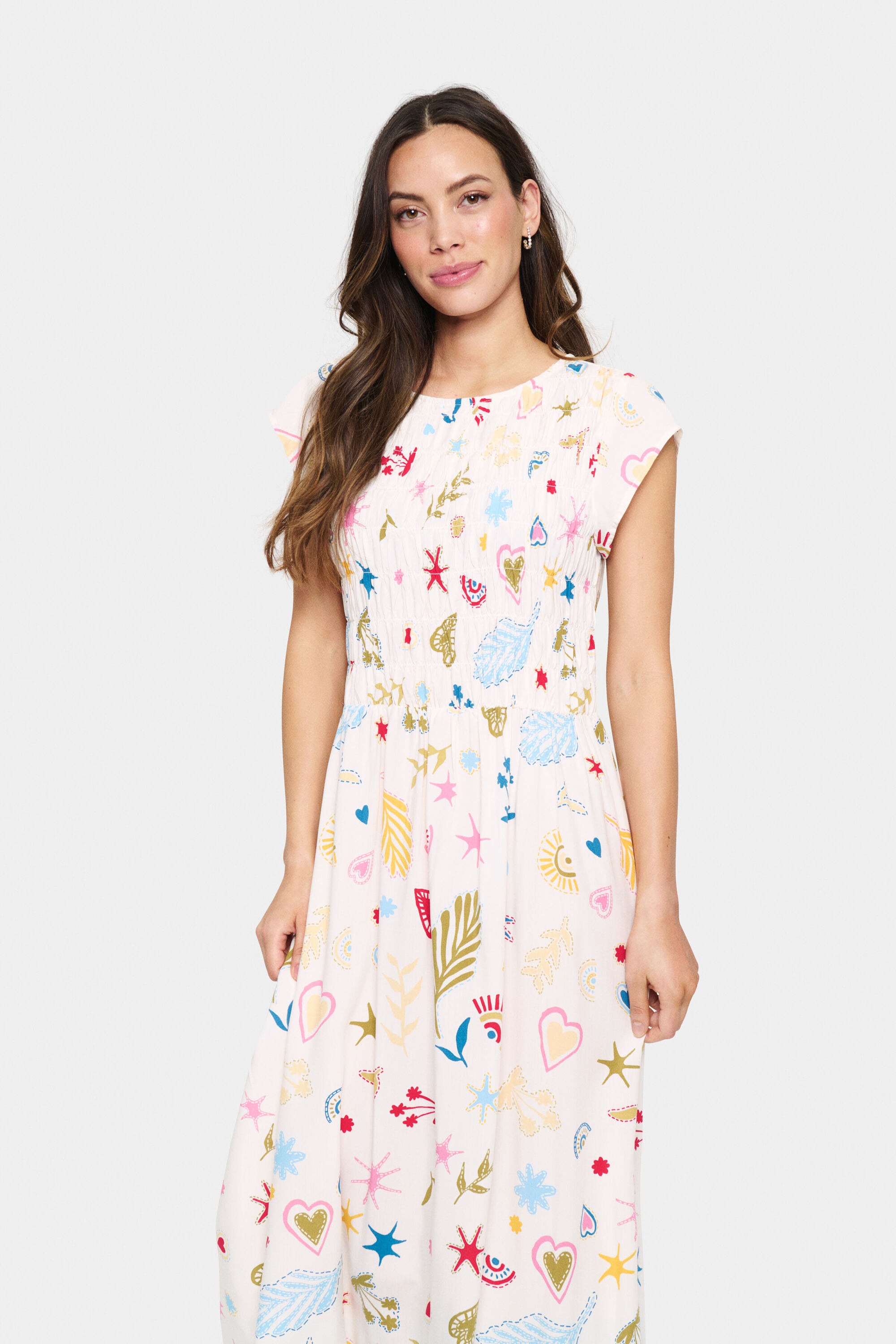 Saint Tropez Midikleid »Kleid GislaSZ«