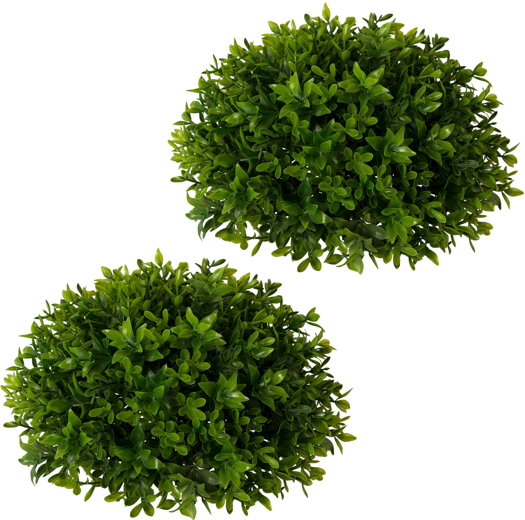 Creativ green Kunstpflanze »Buchsbaumhalbkugel«, 2er Set