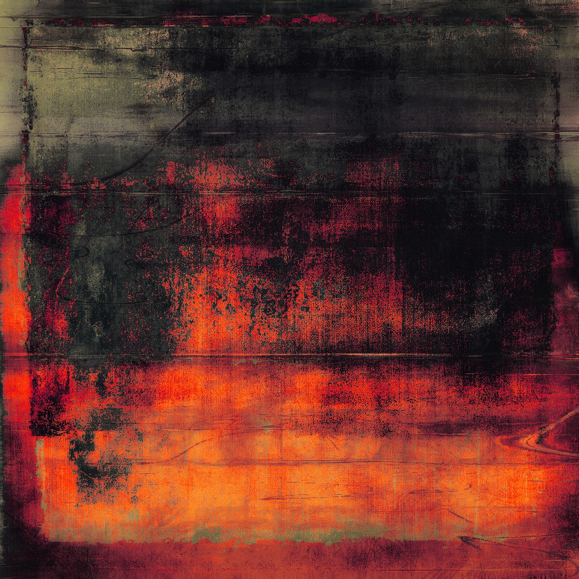 queence Leinwandbild »The Dark«, Abstrakt, (1 St.), Akustikbild mit sehr guten Schallabsorptions-Eigenschaften