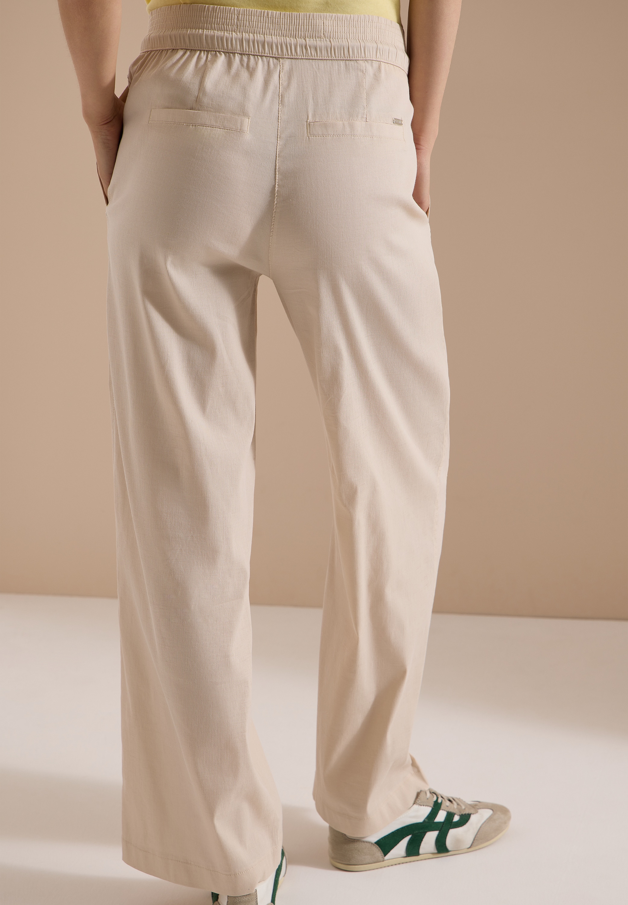 Cecil Stoffhose »Style Neele«  Elastikbund, feines Streifemuster, Loose Fit