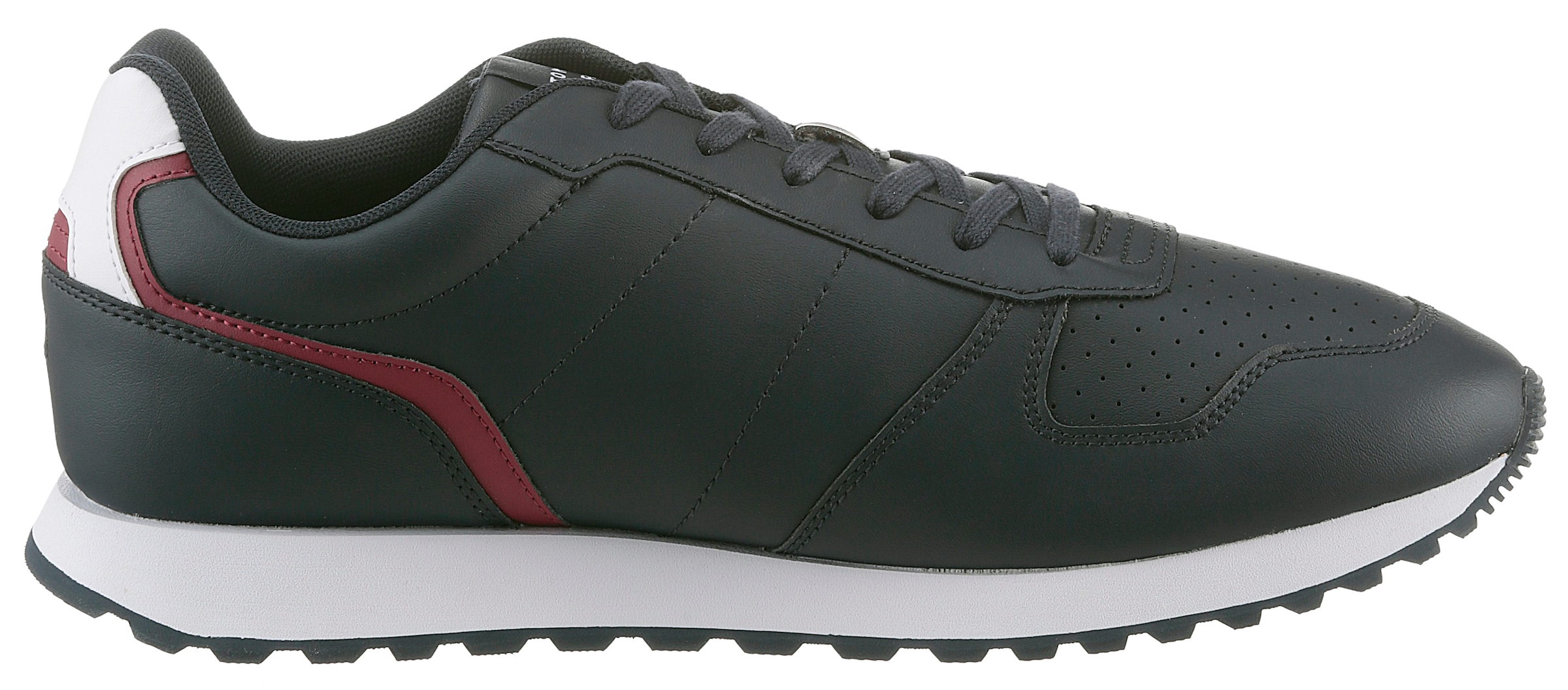Tommy Hilfiger Sneaker »NEW RUNNER EVA MIX LTH FLAG«, Freizeitschuh, Halbschuh, Schnürschuh mit Logoschriftzug