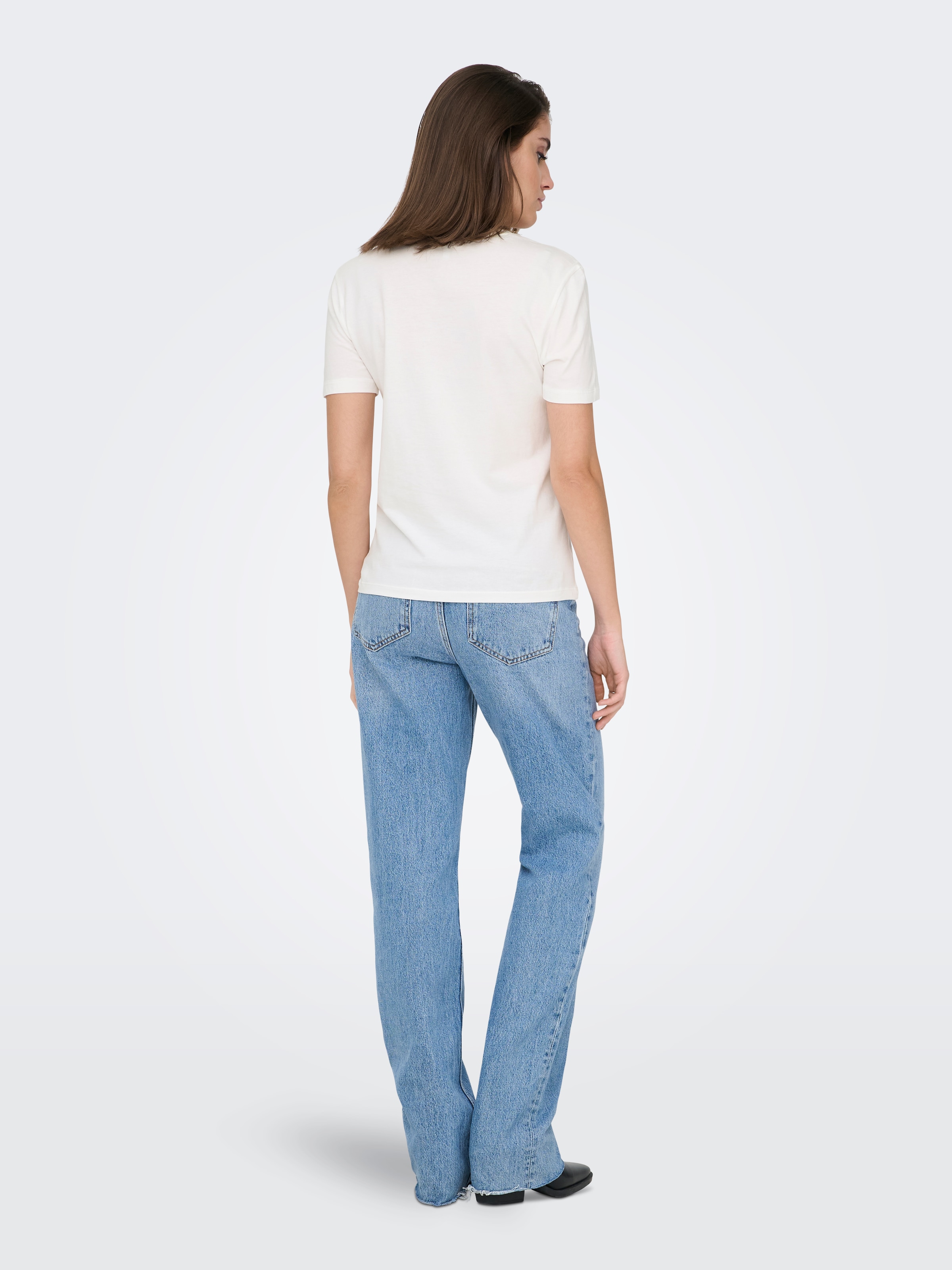 ONLY Kurzarmshirt »ONLKITA S/S TEE JRS NOOS« Baumwolle, regular fit