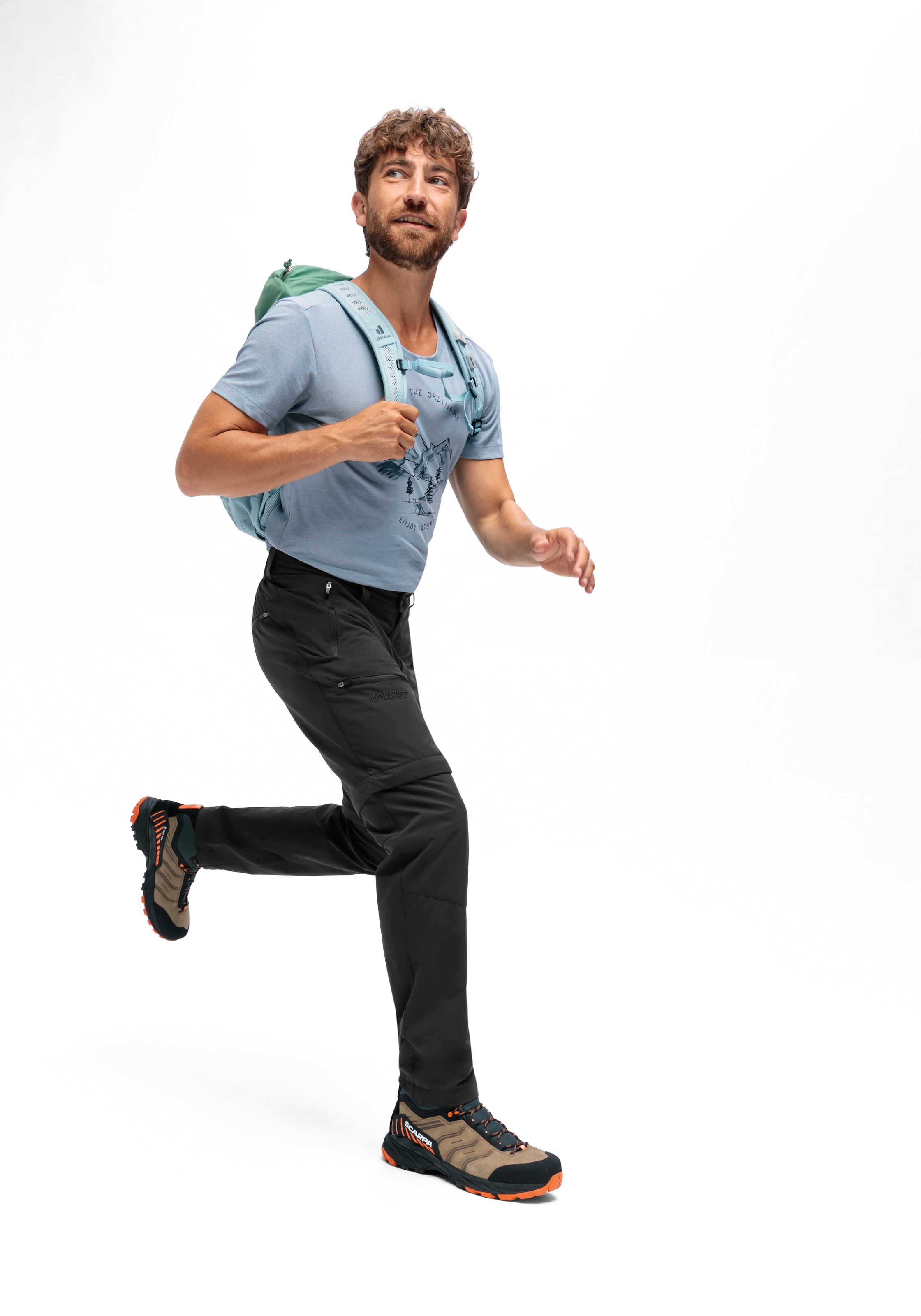 Maier Sports Outdoorhose »Tajo Zip Loop«, Herren Wanderhose, Zip-Off Funktionshose, 4 Taschen, Regular Fit