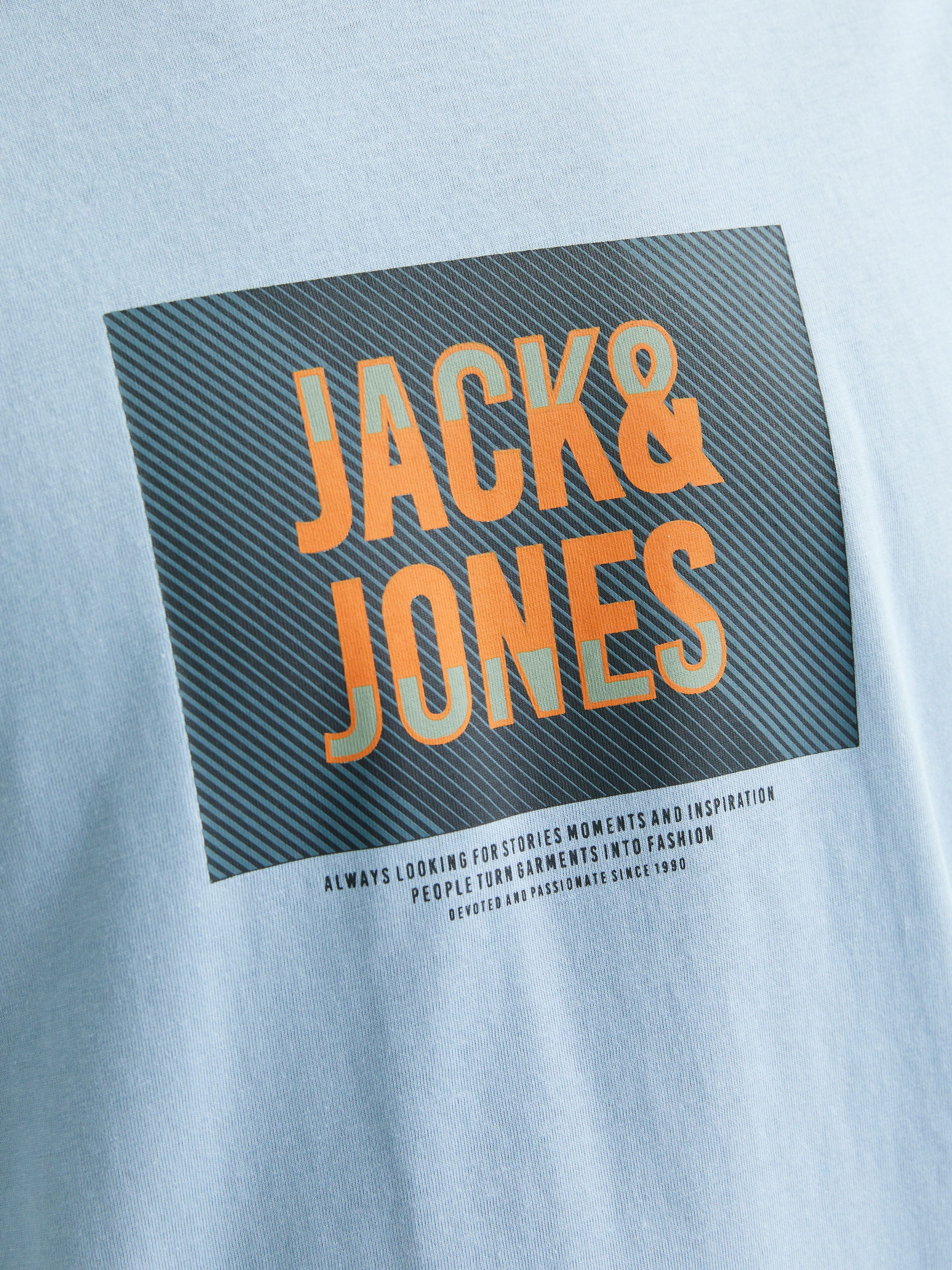 Jack & Jones Print-Shirt »JJHUDSON TEE SS CREW NECK«
