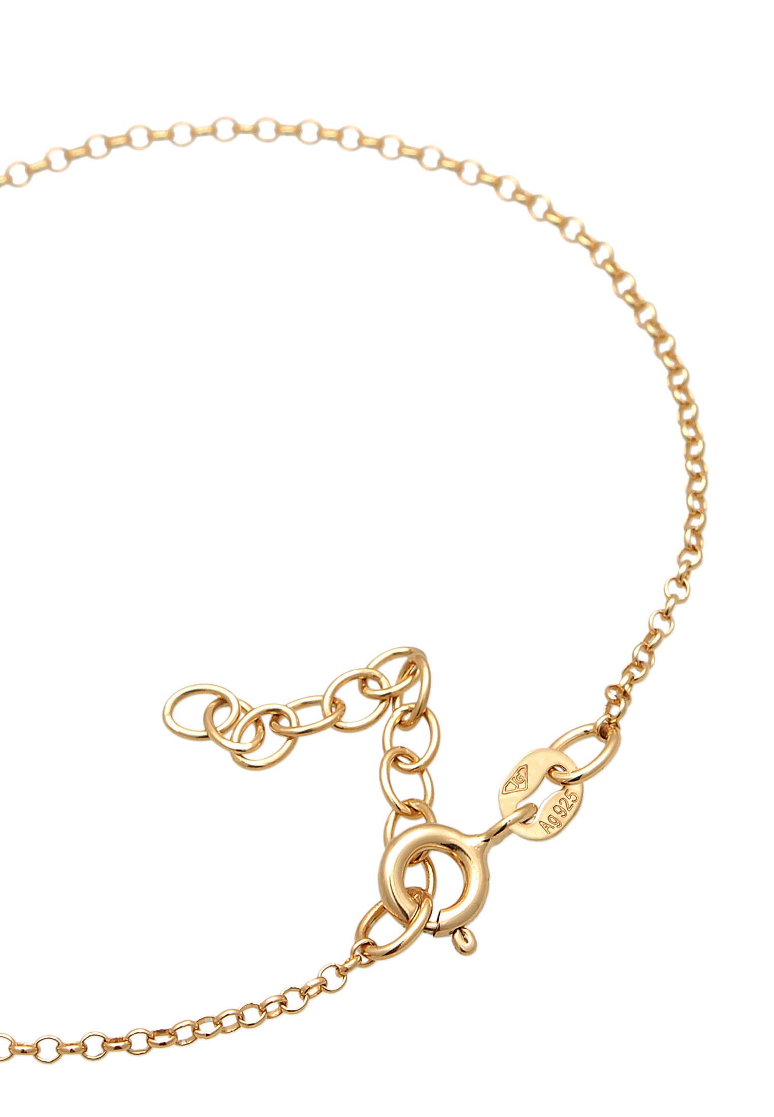 Elli Armkette »Armband Blüte Flower Kristall 925 Silber«