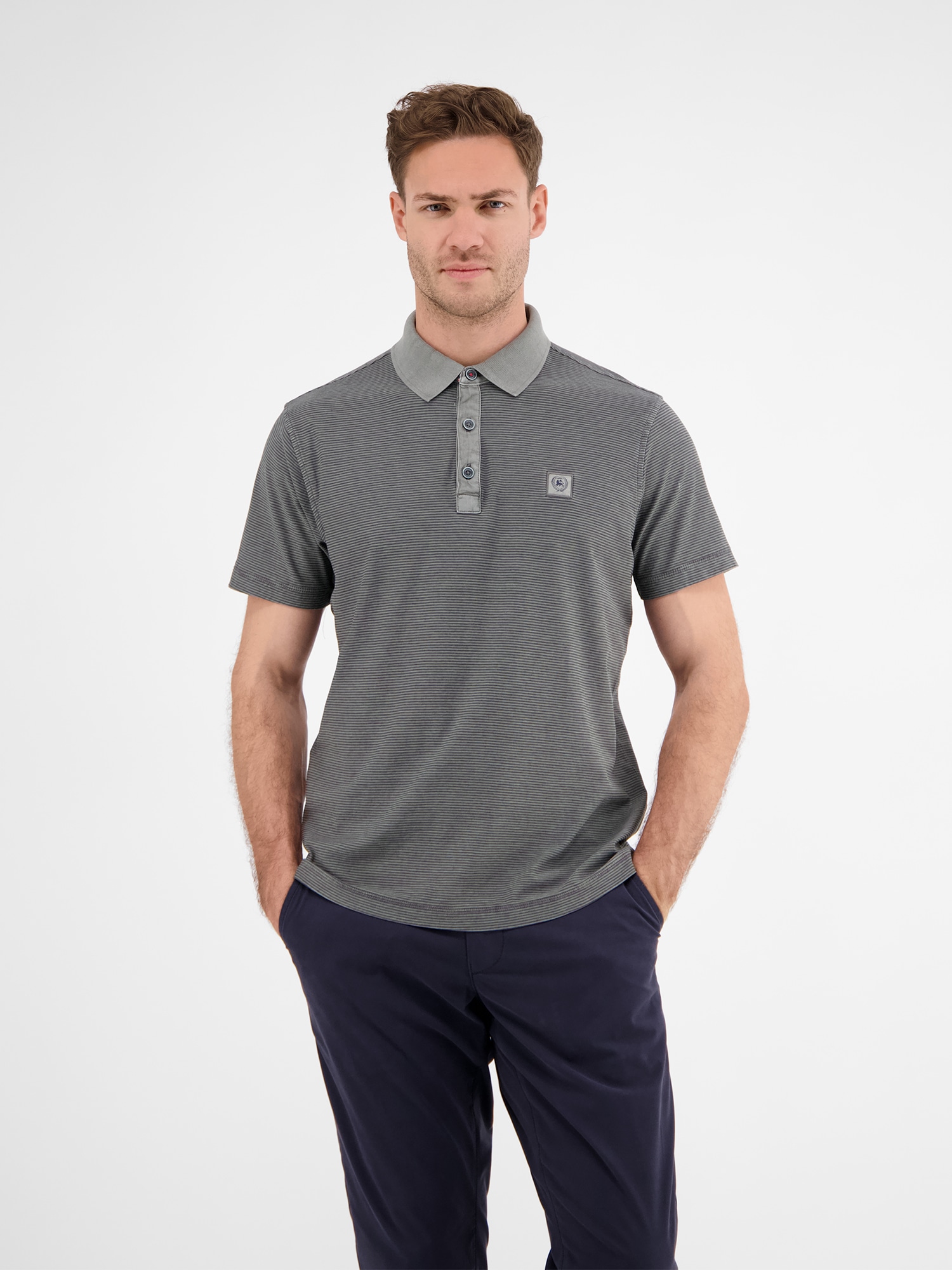 LERROS Poloshirt »LERROS Herren Poloshirt, gestreift«