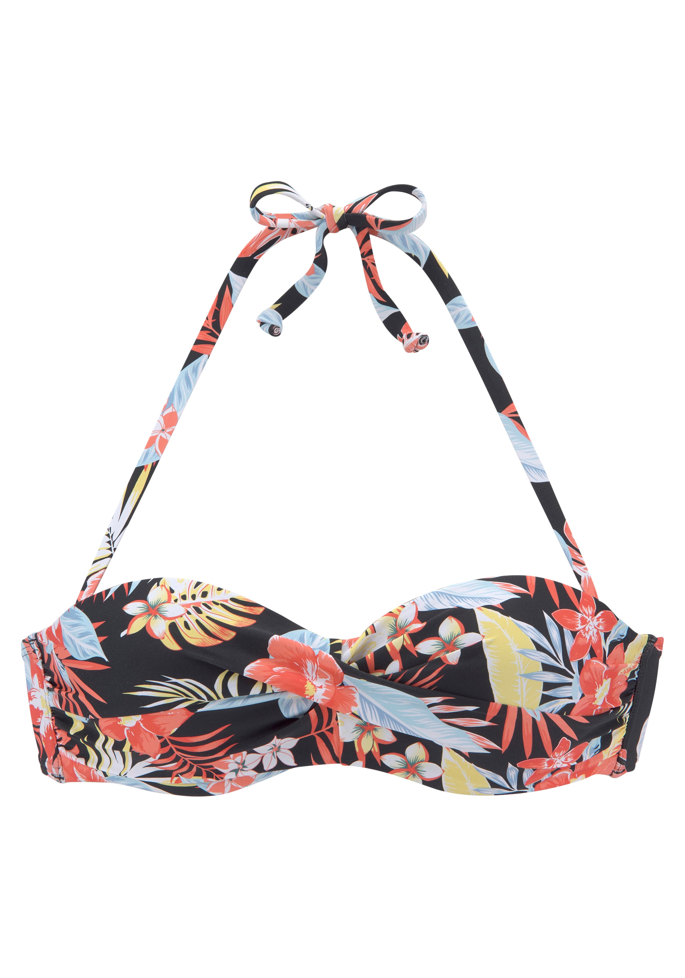 s.Oliver Bügel-Bandeau-Bikini-Top »Marika«, mit Wickeloptik
