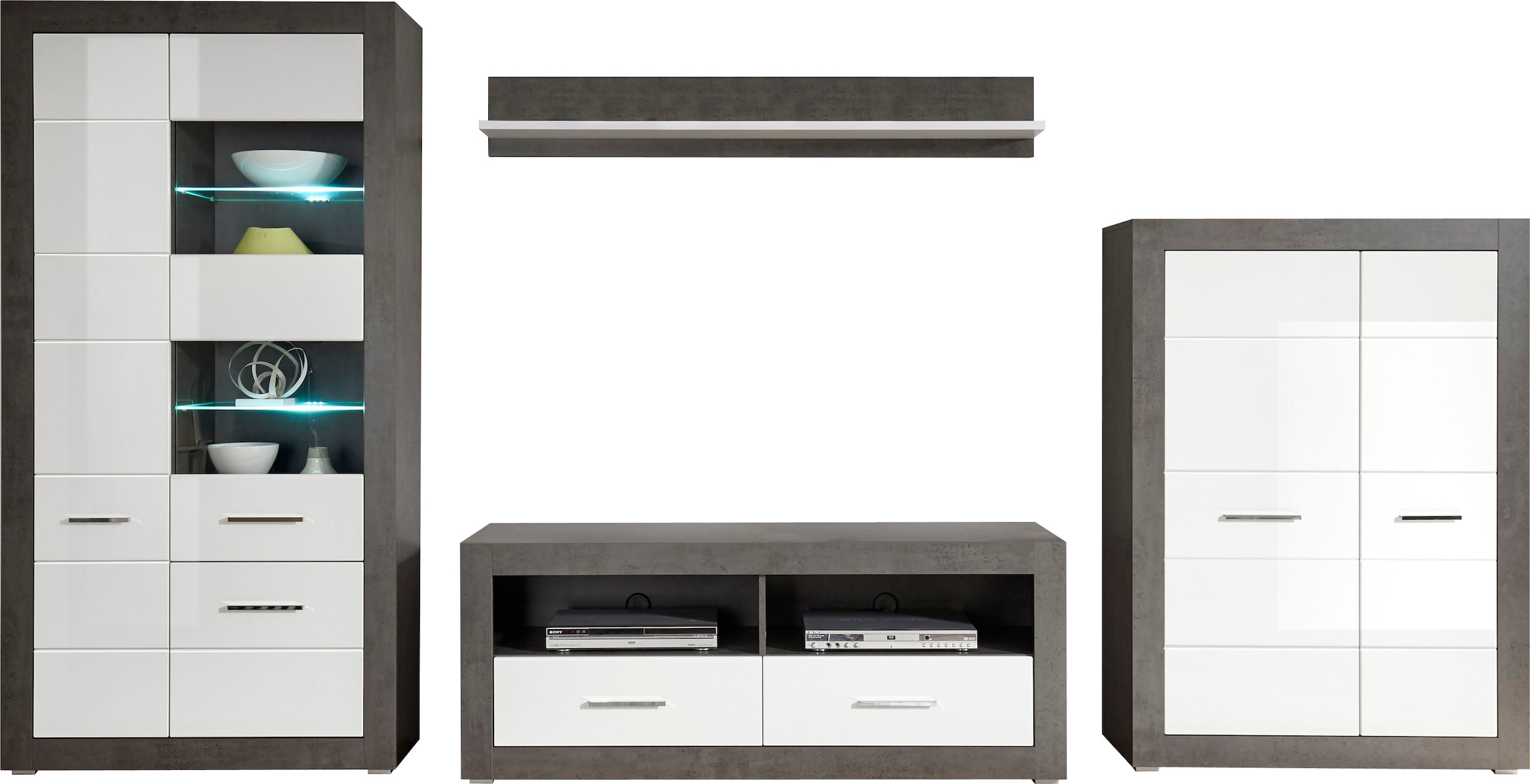 INOSIGN Wohnwand »Etero« Set, 4 Stk. tlg.