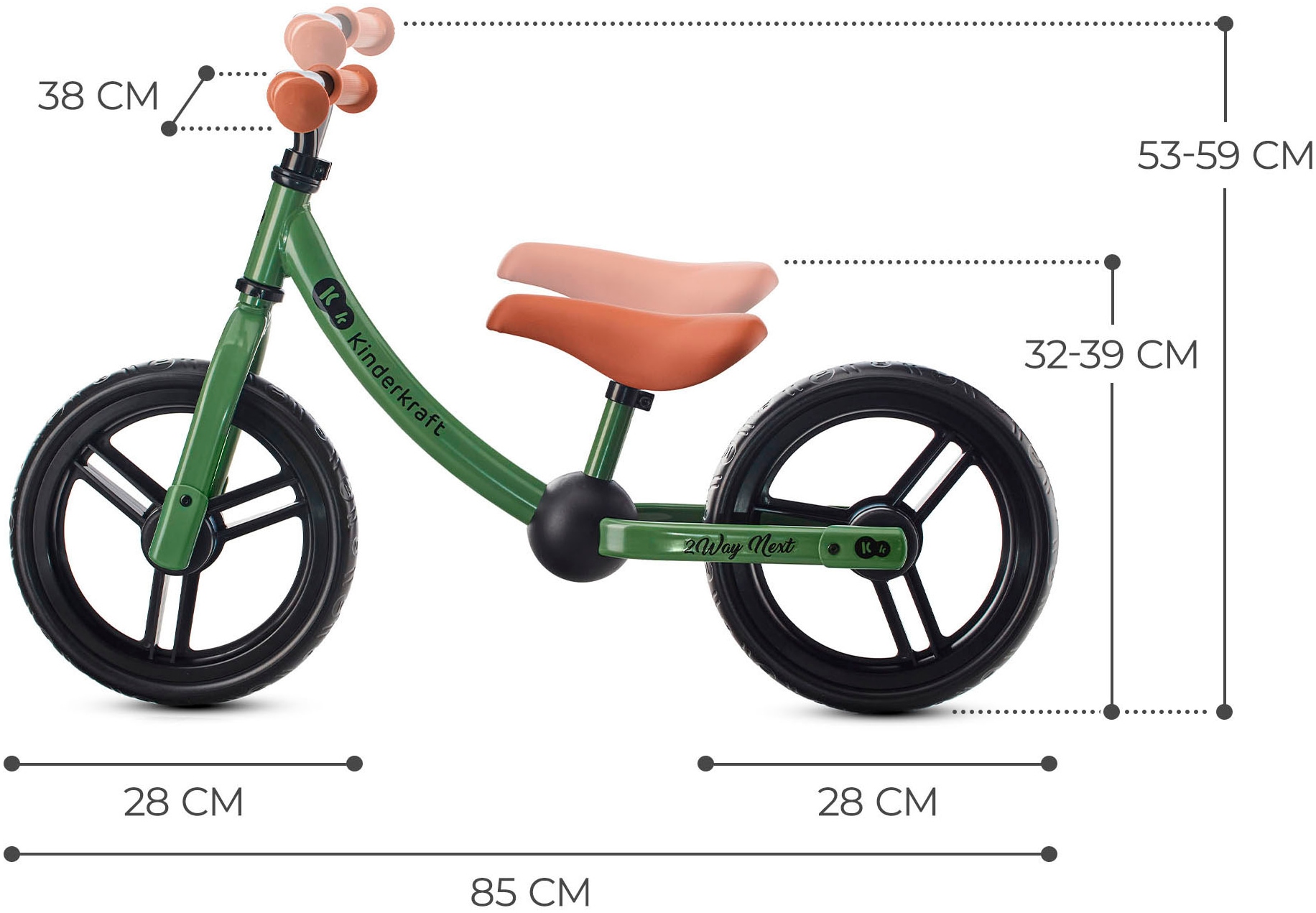 Kinderkraft Laufrad »2WAY NEXT«