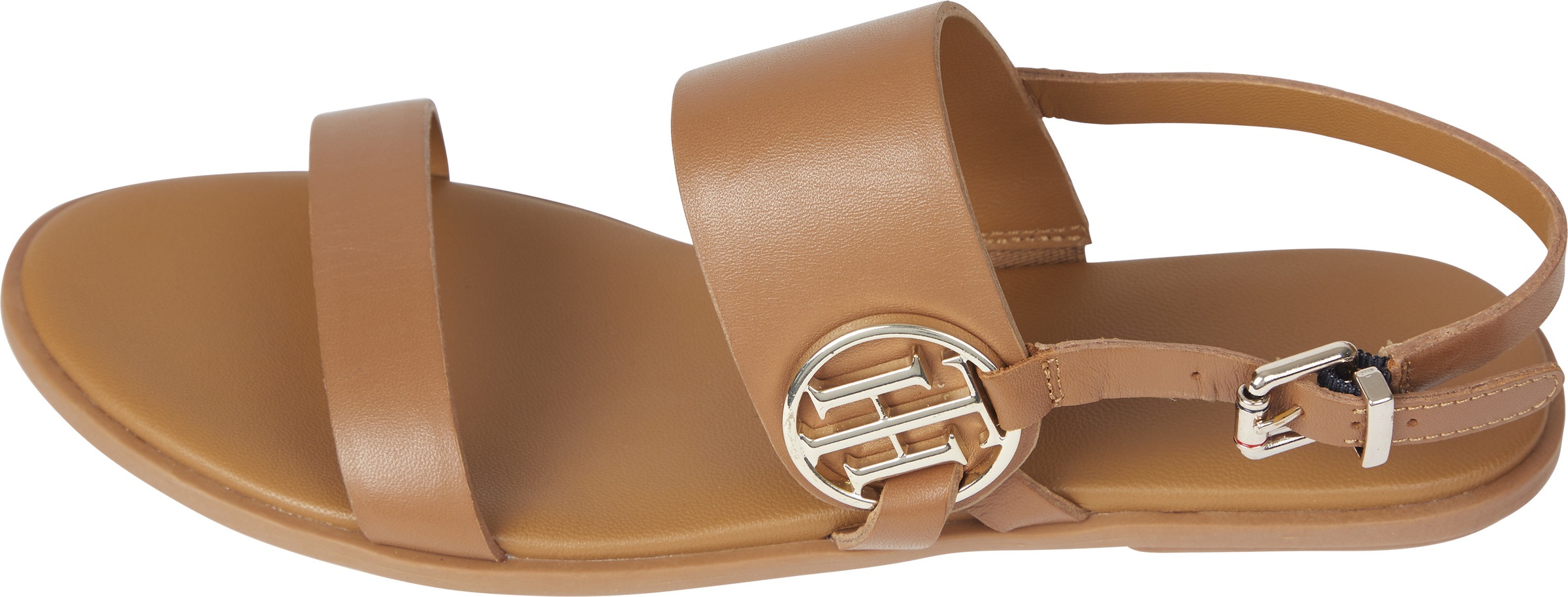 Tommy Hilfiger Riemchensandale »TH FLAT SANDAL«, mit TH-Schmuckelement