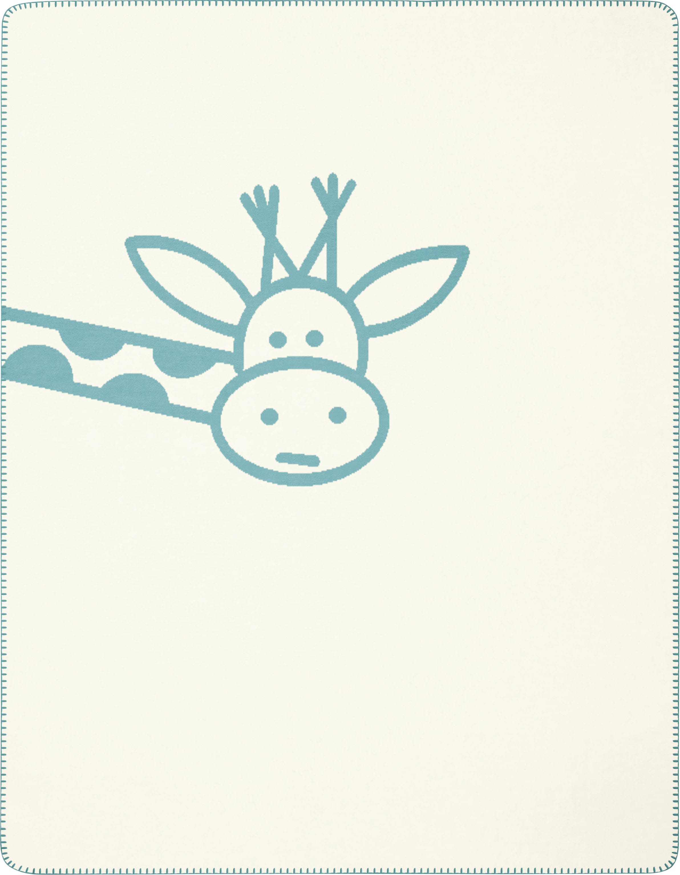 Biederlack Babydecke »Cookie«, mit lustiger Giraffe, Kuscheldecke