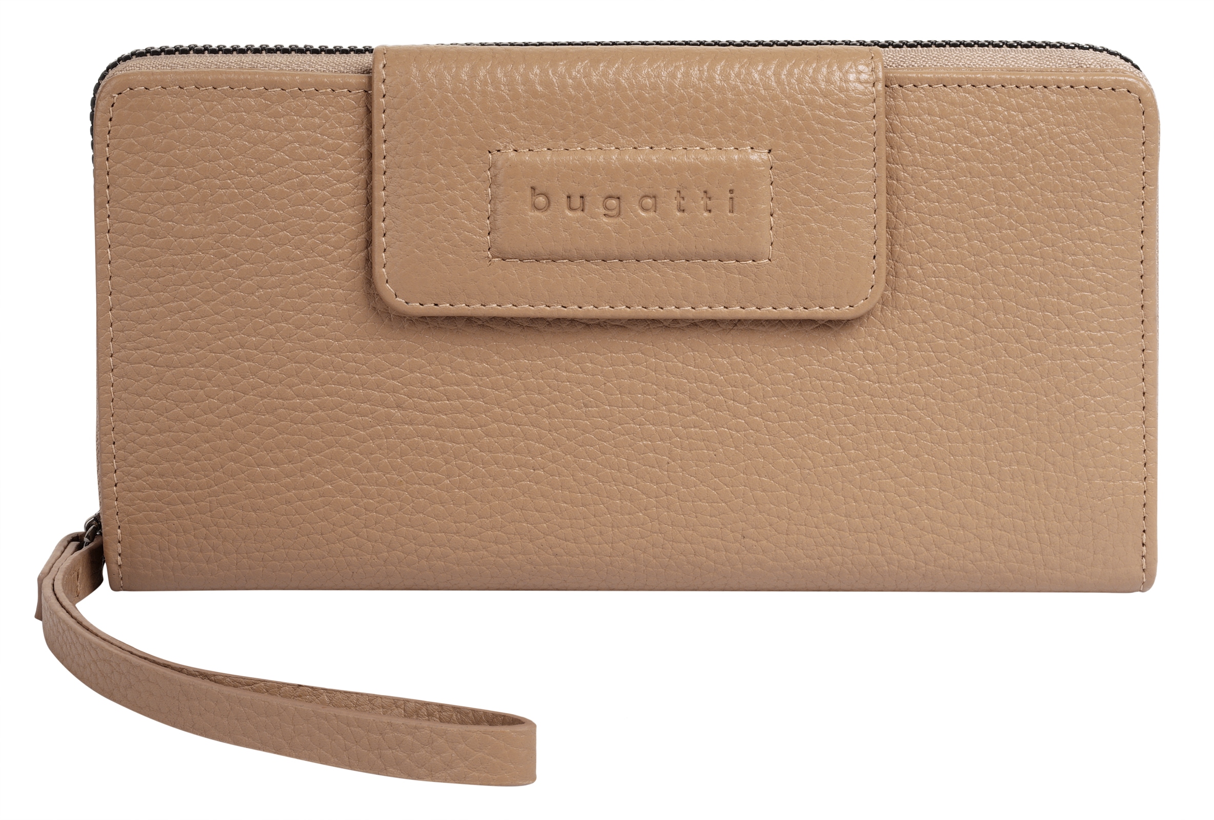 Bugatti Damen Geldbörse »ELSA« echt Leder in beige