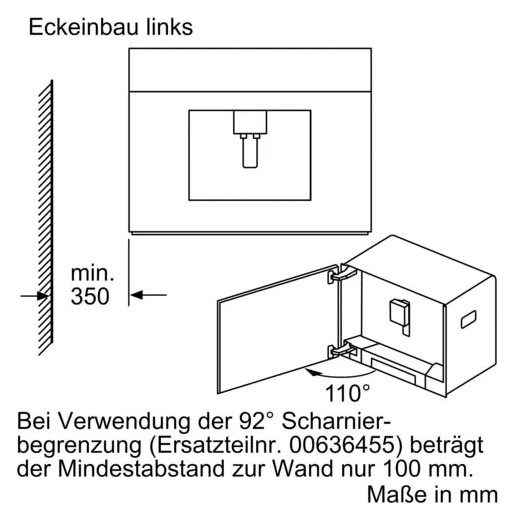 BOSCH Einbau-Kaffeevollautomat »CTL636ES1«