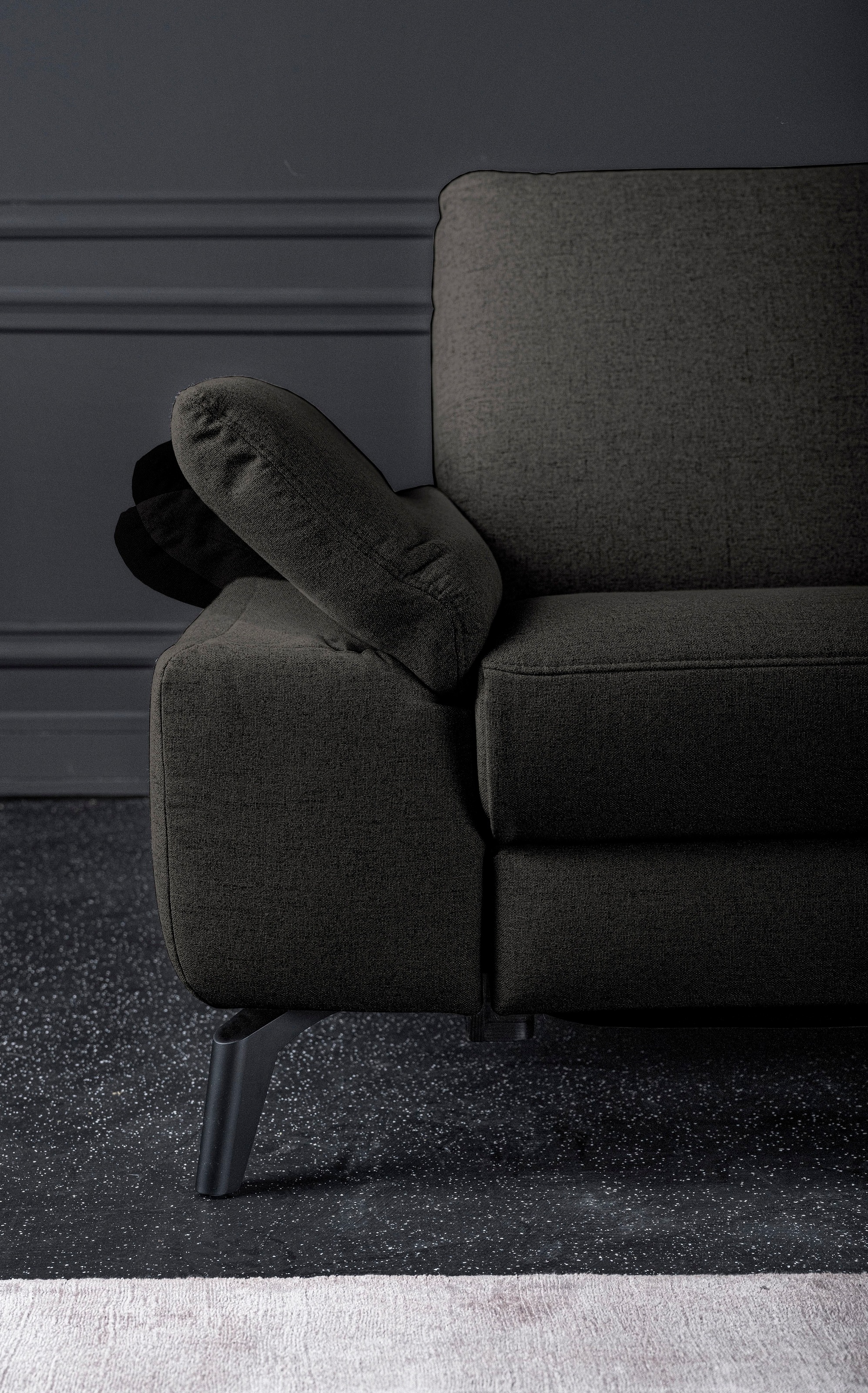 alina Ecksofa, inkl. Kopfstützen, wahlweise mit Relaxfunktion, Breite: 243 cm