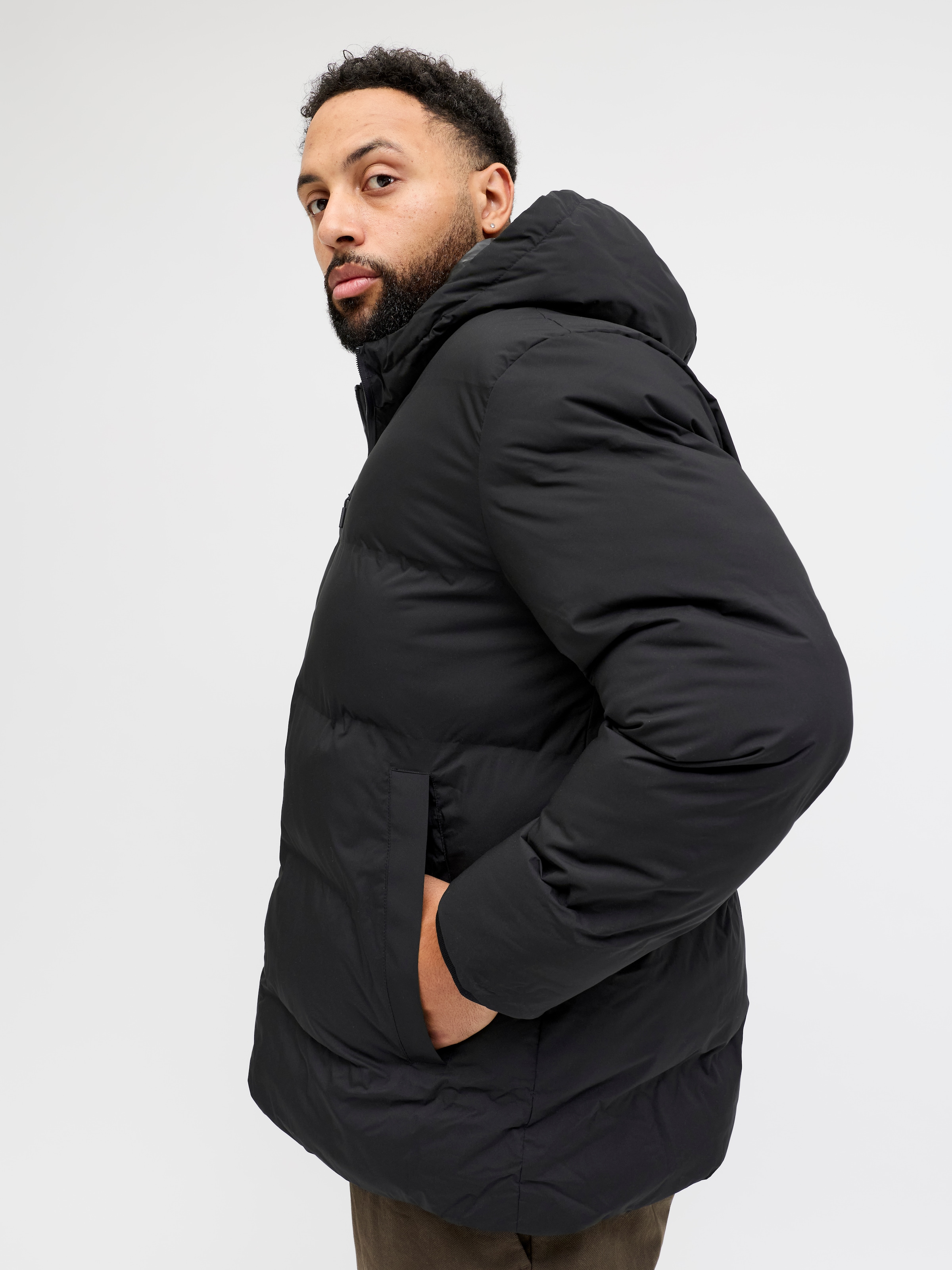 Jack & Jones PlusSize Steppjacke »JJKAITO PUFFER JACKET PLS« mit Kapuze