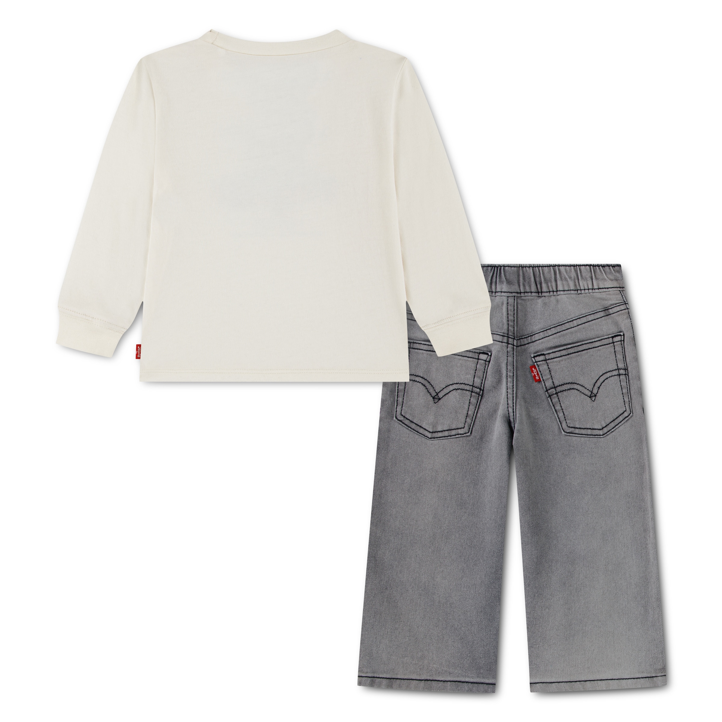 Levi's® Kids Shirt & Hose »LVB CAR LS & DENIM SET« 2 mit coolem Autoprint, for BOYS