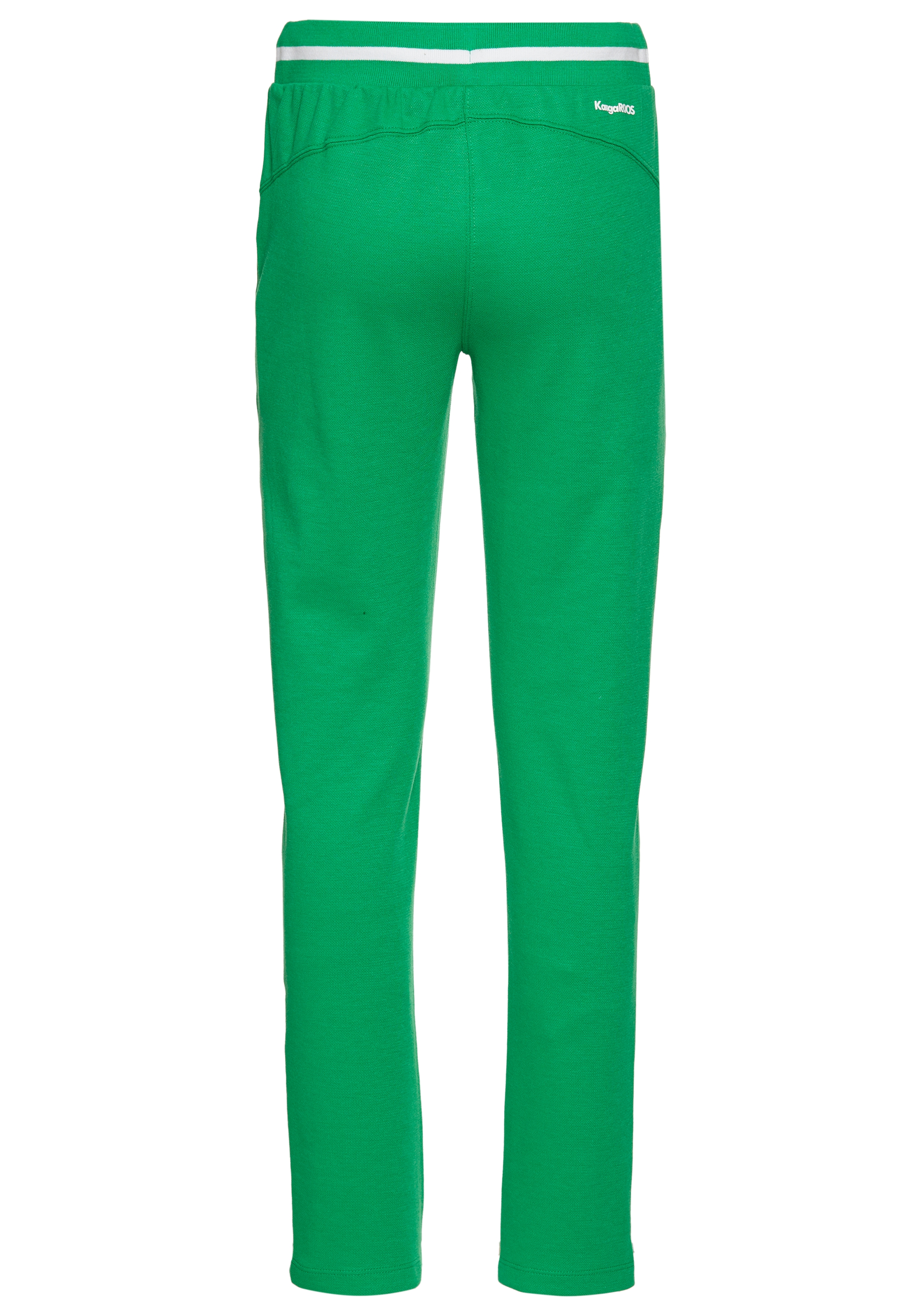 KangaROOS Jerseyhose, mit Piqué-Struktur und Streifen-Detail