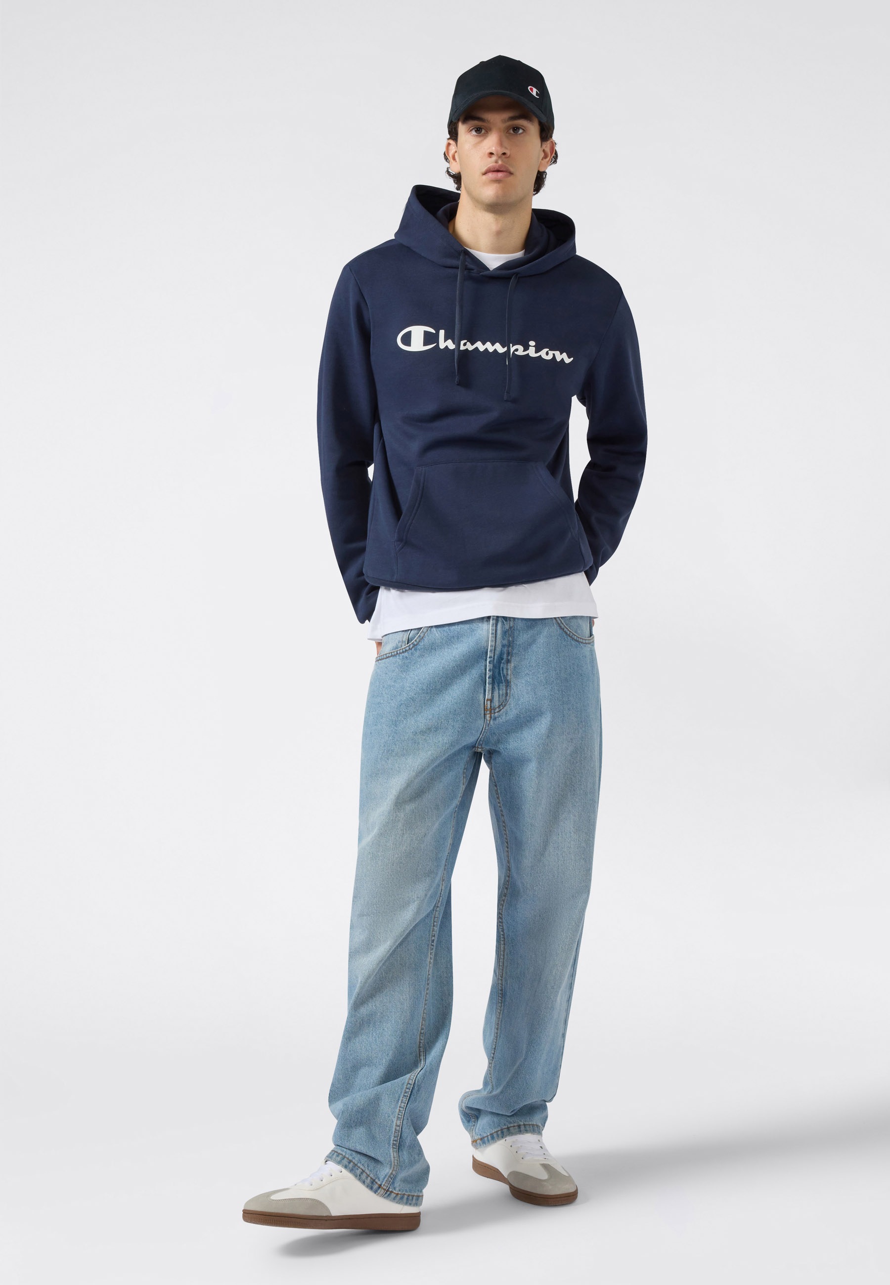 Champion Kapuzensweatshirt »BASICS Fleece Hoodie Large Logo«
