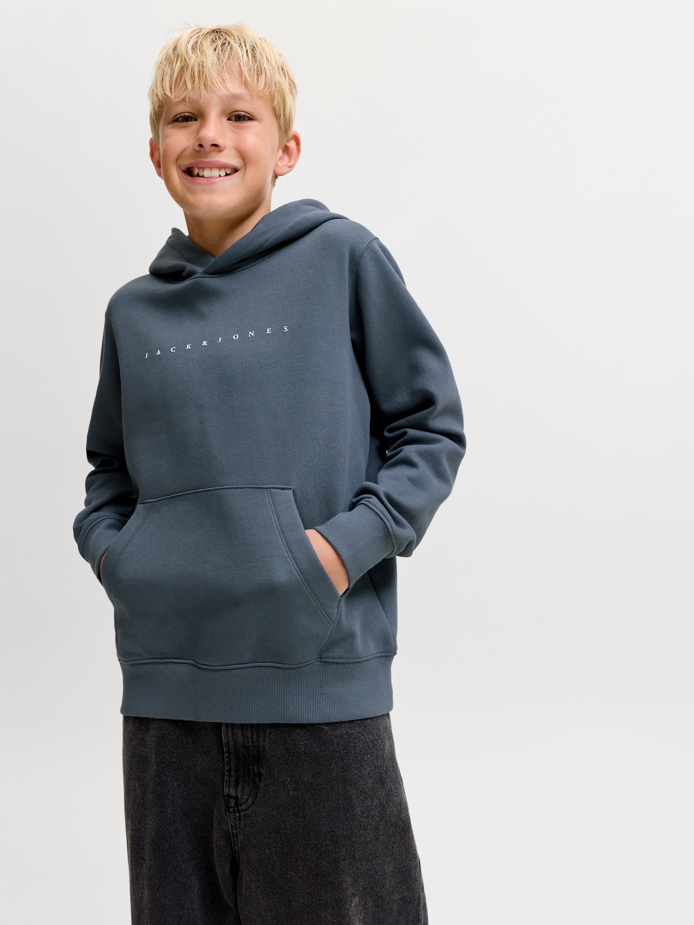 Jack & Jones Junior Kapuzensweatshirt »JJESTAR JJ SWEAT HOOD NOOS JNR«, Baumwollmischung, relaxed fit
