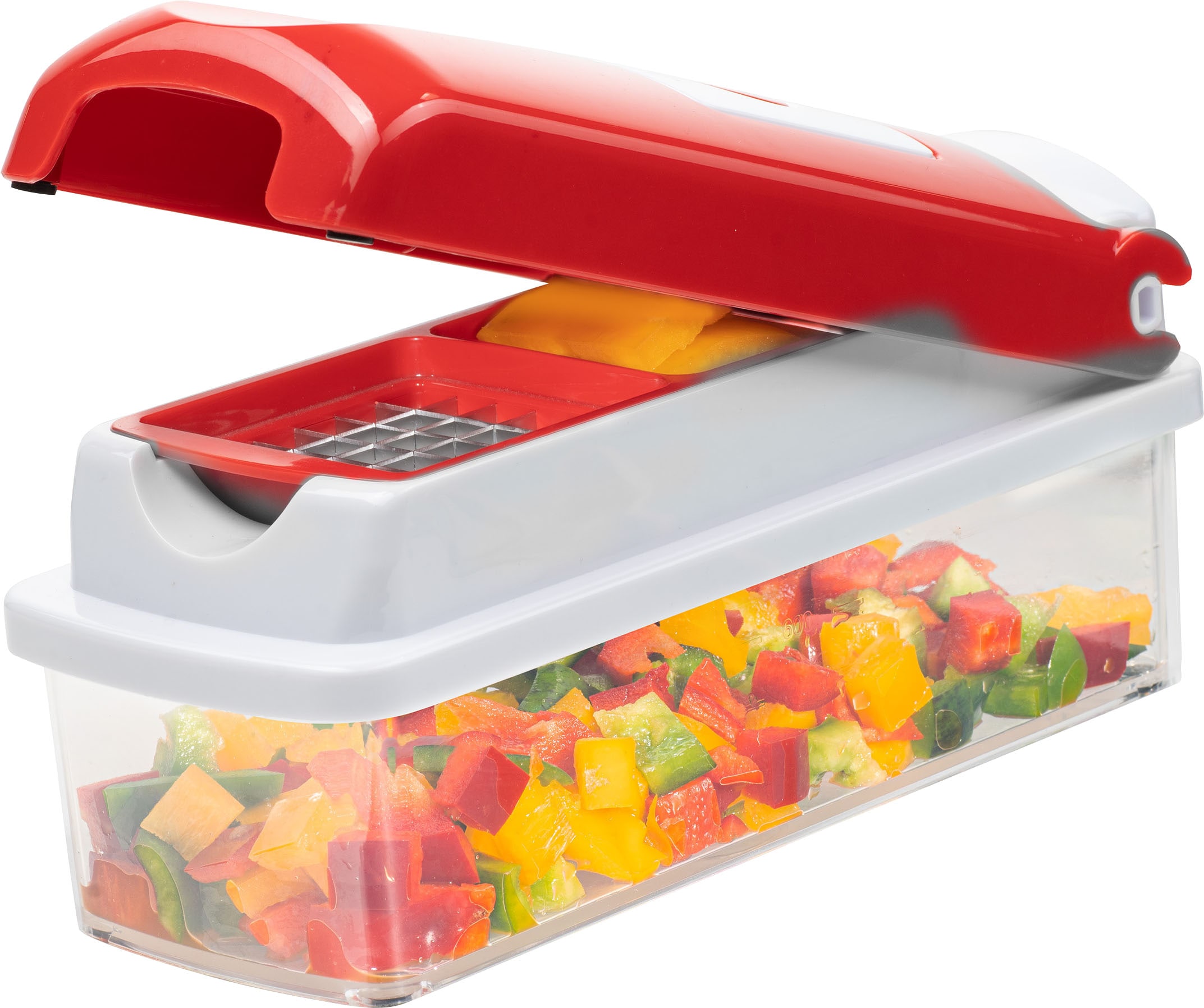 Genius Gemüseschneider »Nicer Dicer Smart, inkl. Julietti, Set 16-tlg.« Würfel, Stifte, Scheiben, Streifen, Viertel und Gehobeltes!