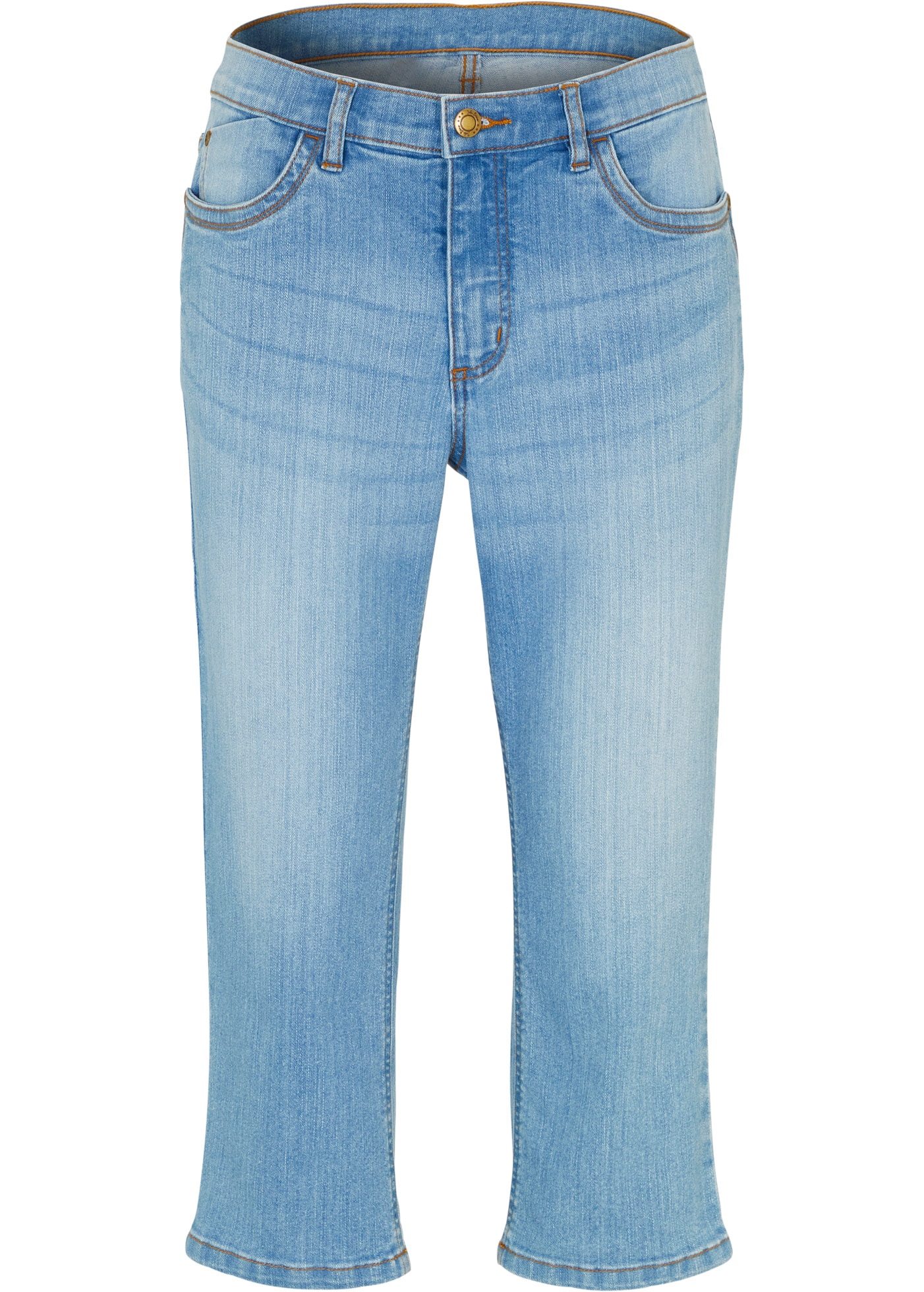 bonprix Caprijeans Slim Fit Passform, erhältlich in mehreren Größen, mit Stretch-Anteil