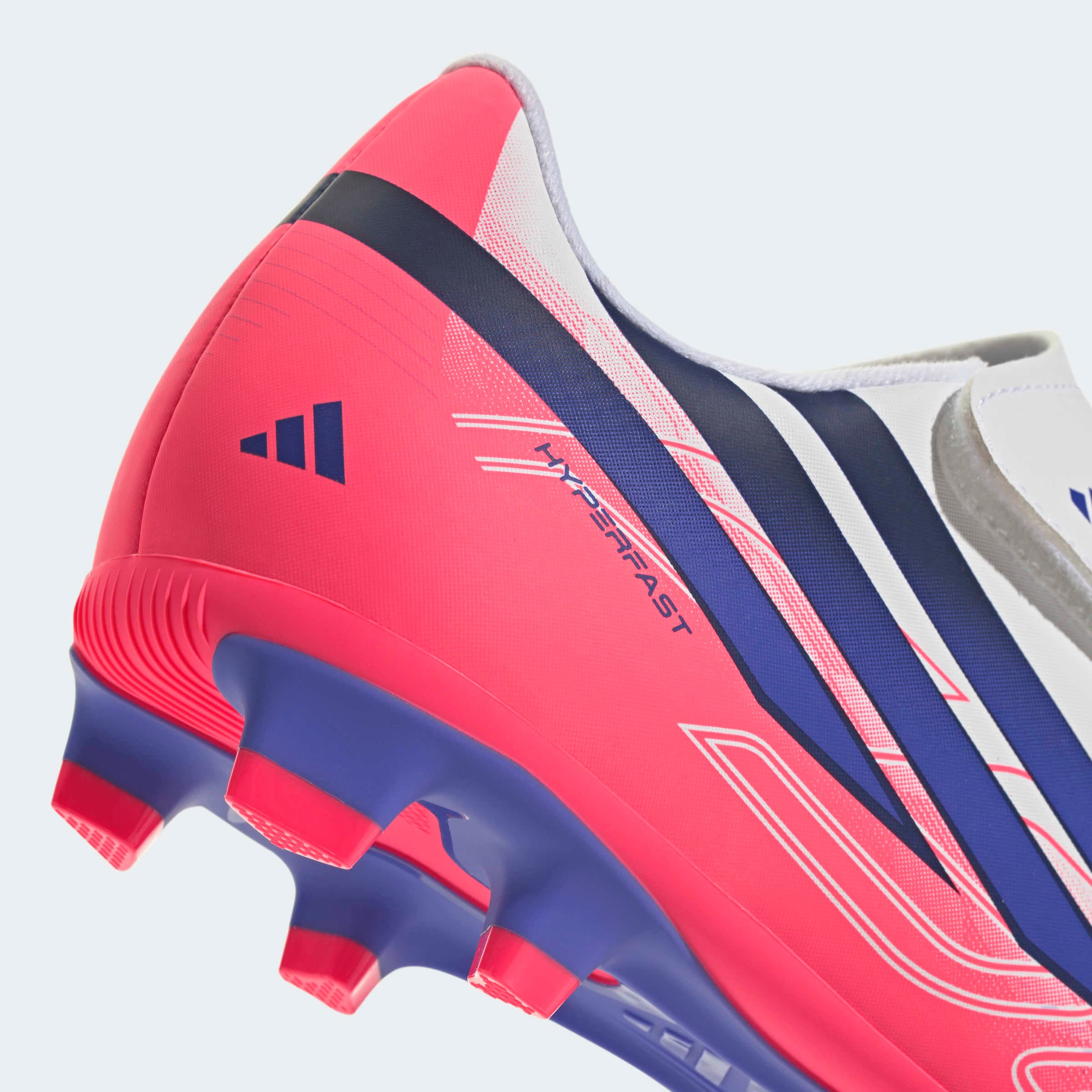 adidas Performance Fußballschuh »F50 HYPERFAST CLUB KIDS , KLETTVERSCHLUSS, FESTE / GEMISCHTE BÖDEN«  für viele verschiedene Böden geeignet, für Jugendliche & Kinder