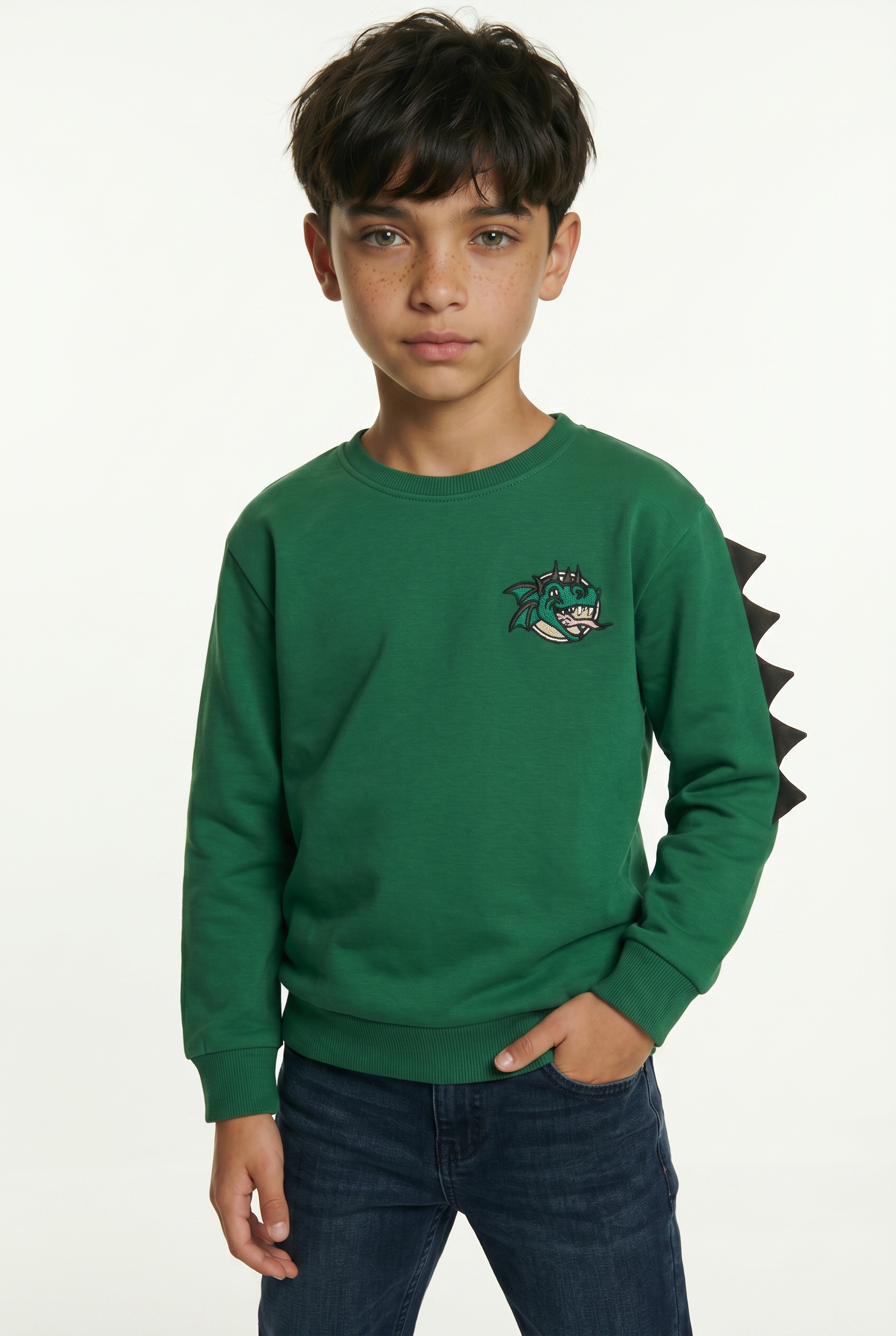 Name It Sweatshirt »NMMKETIL LS NREG SWEAT UNB«, Baumwollmischung, regular fit
