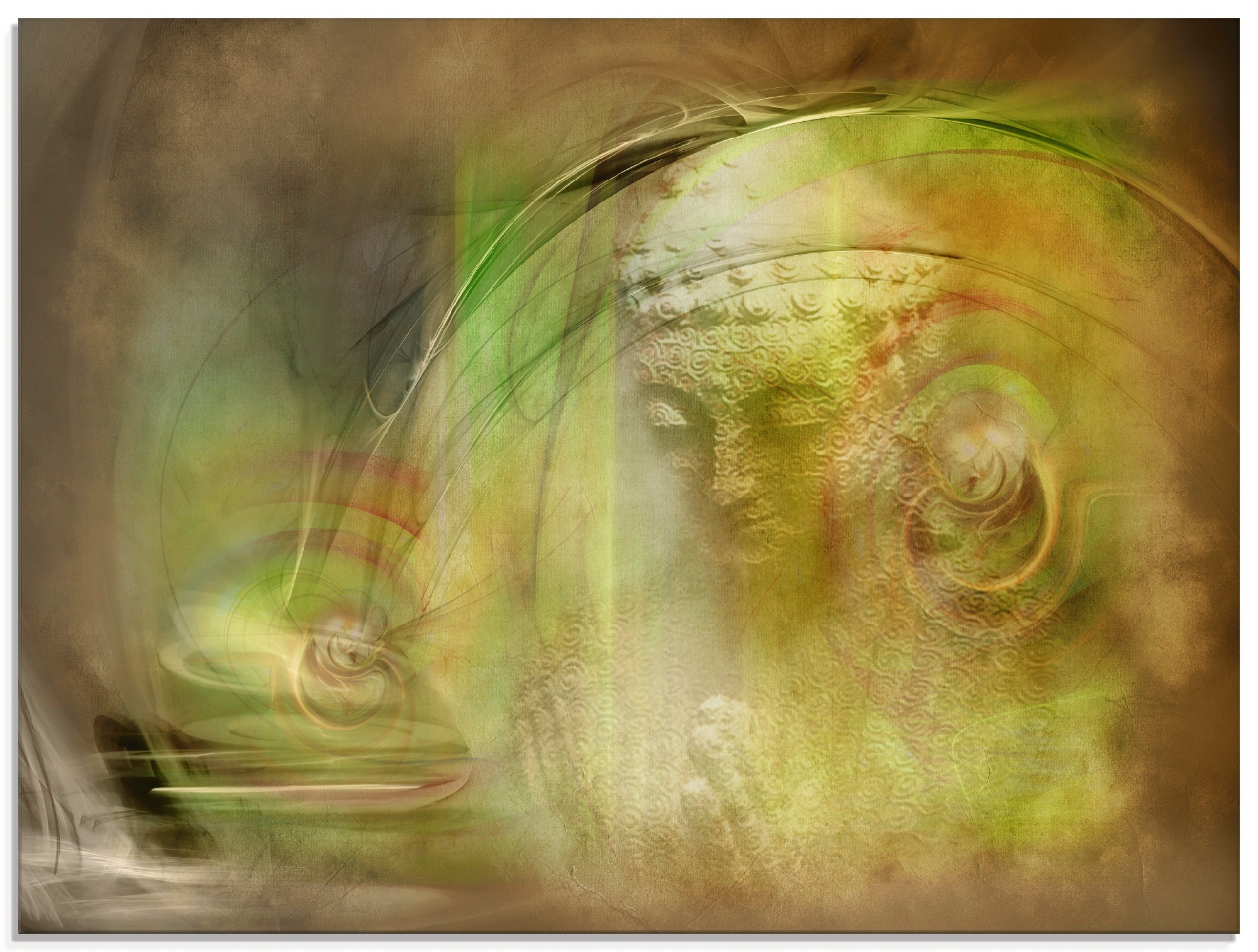 Artland Glasbild »Buddhas Welt CB«, Religion, (1 St.)