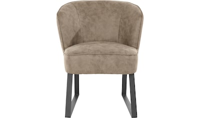 exxpo - sofa fashion Sessel, mit Keder und Metallfüßen, Bezug in verschiedenen... kaufen