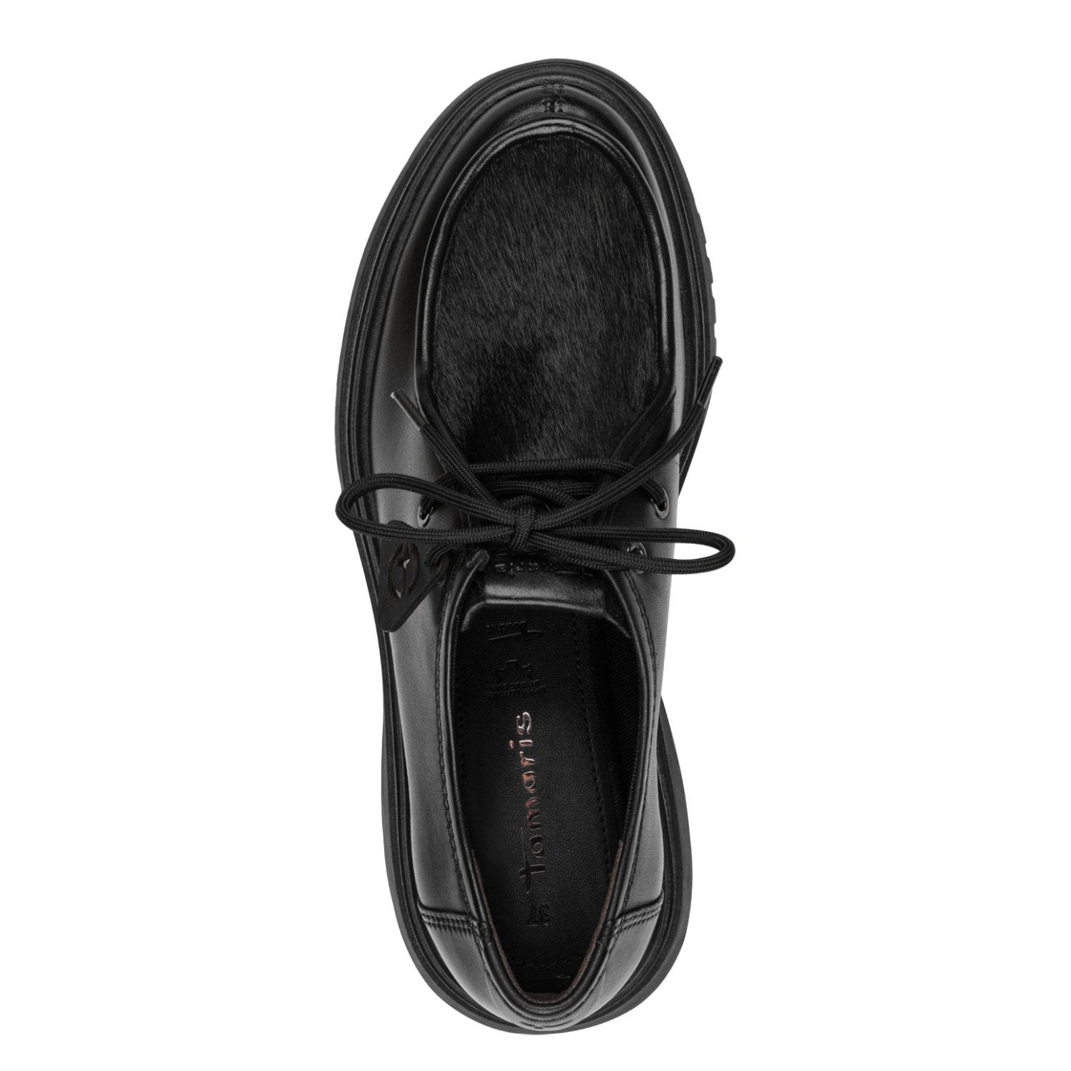 Tamaris Schnürschuh  Chunky Slipper, Halbschuh mit Mokassin-Naht